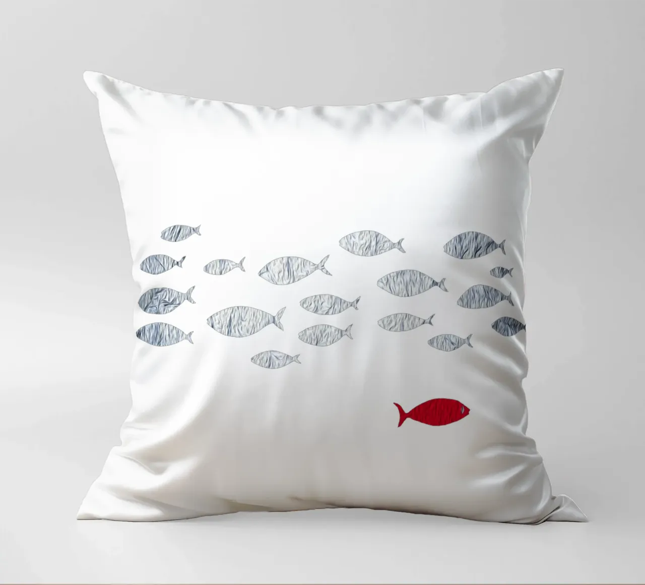 Pesce d'argento cuscino da beamorello