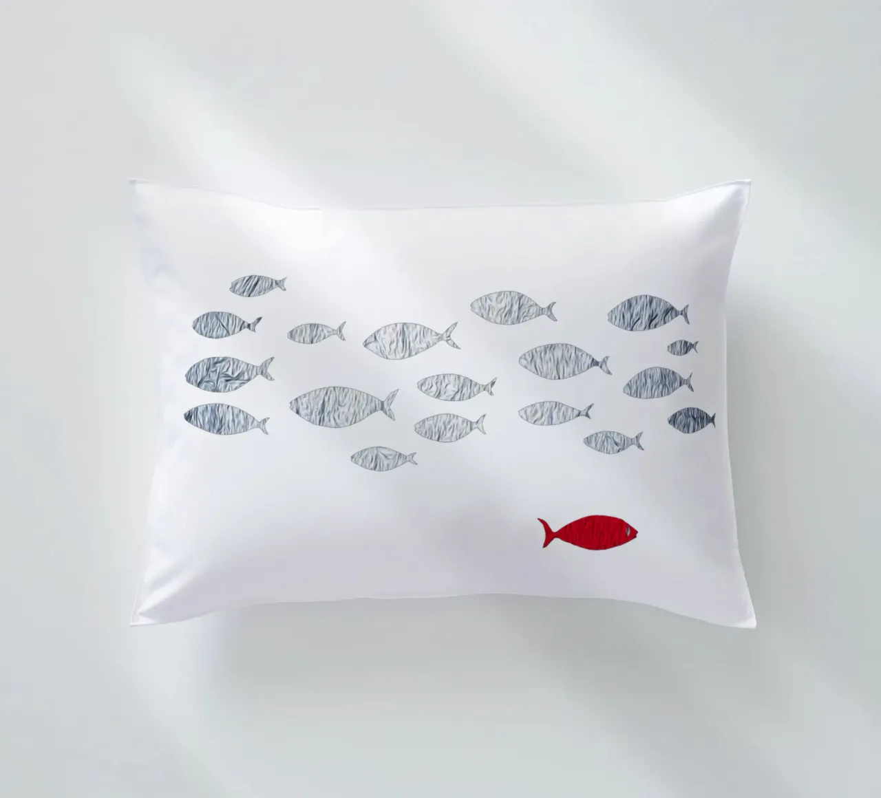 Pesce d'argento cuscino da beamorello