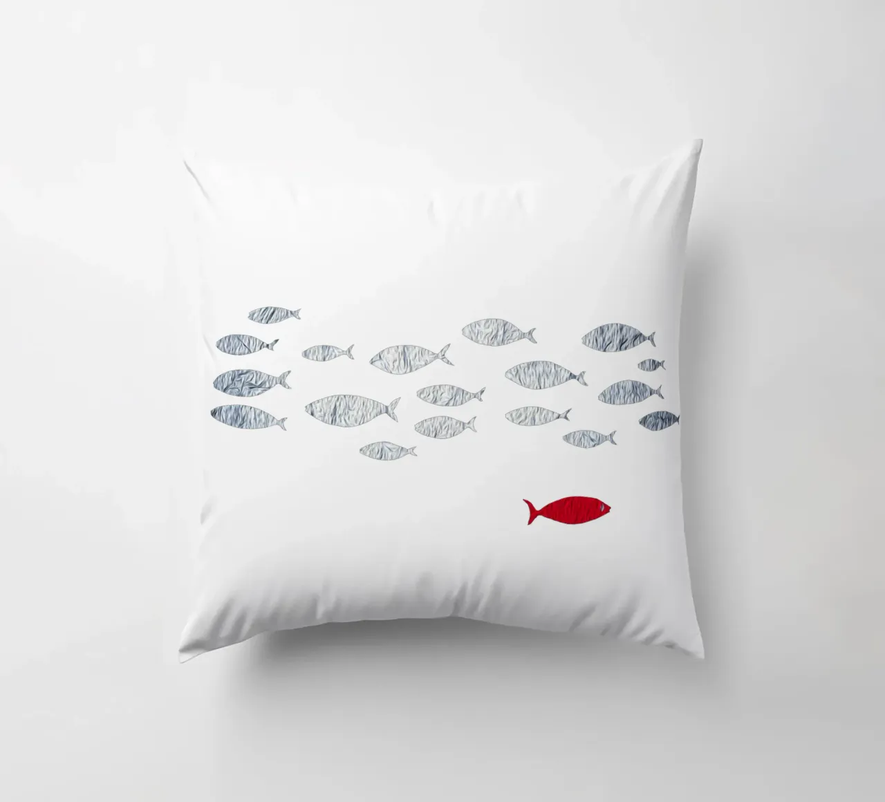 Pesce d'argento cuscino da beamorello