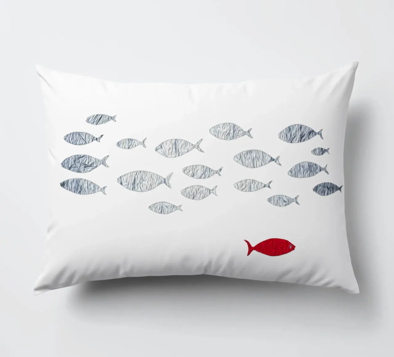 Pesce d'argento cuscino da beamorello