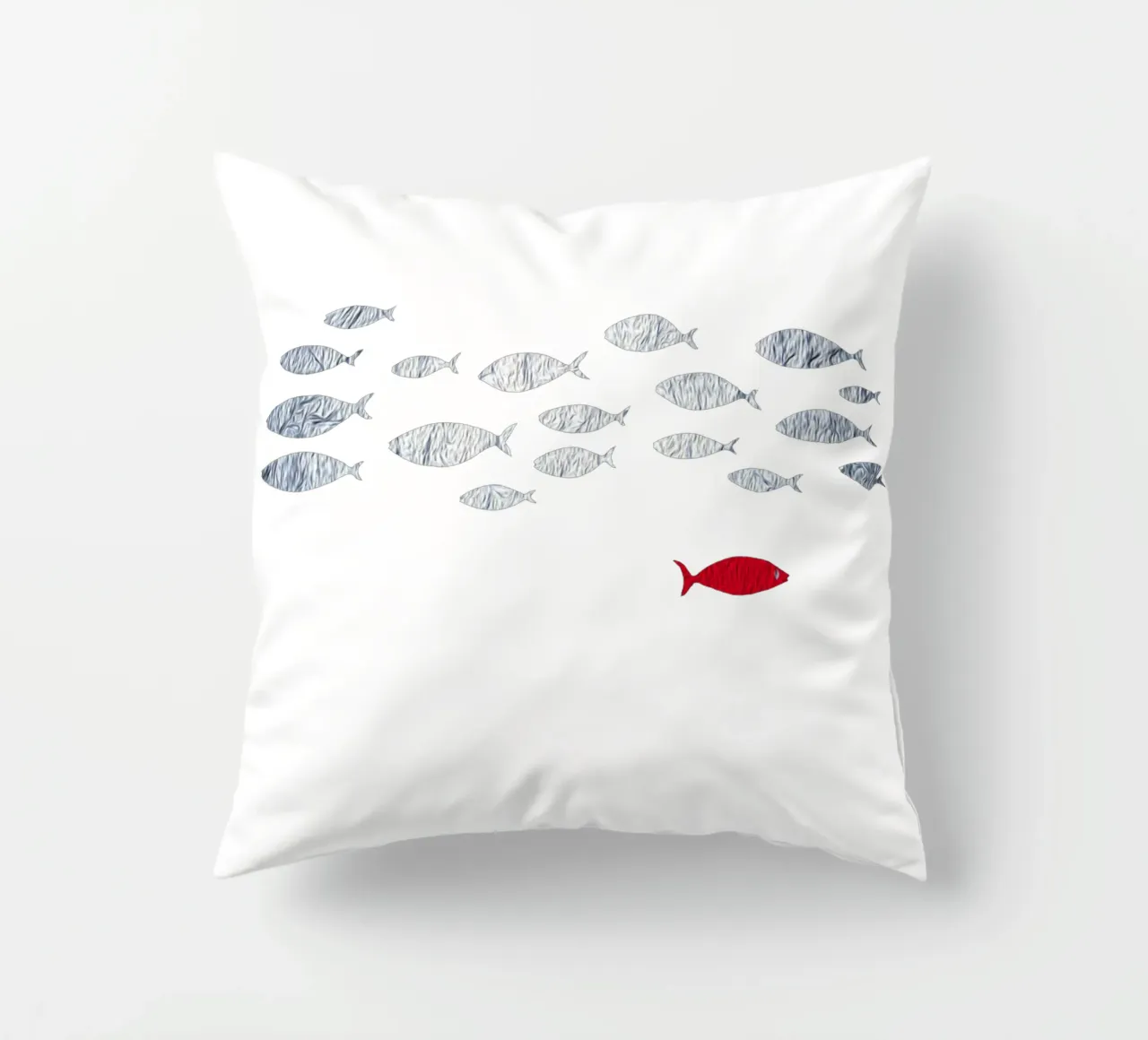 Pesce d'argento cuscino da beamorello