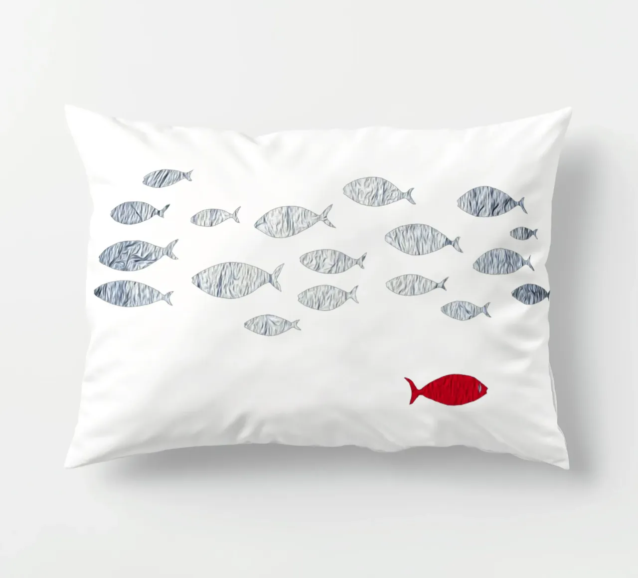 Pesce d'argento cuscino da beamorello