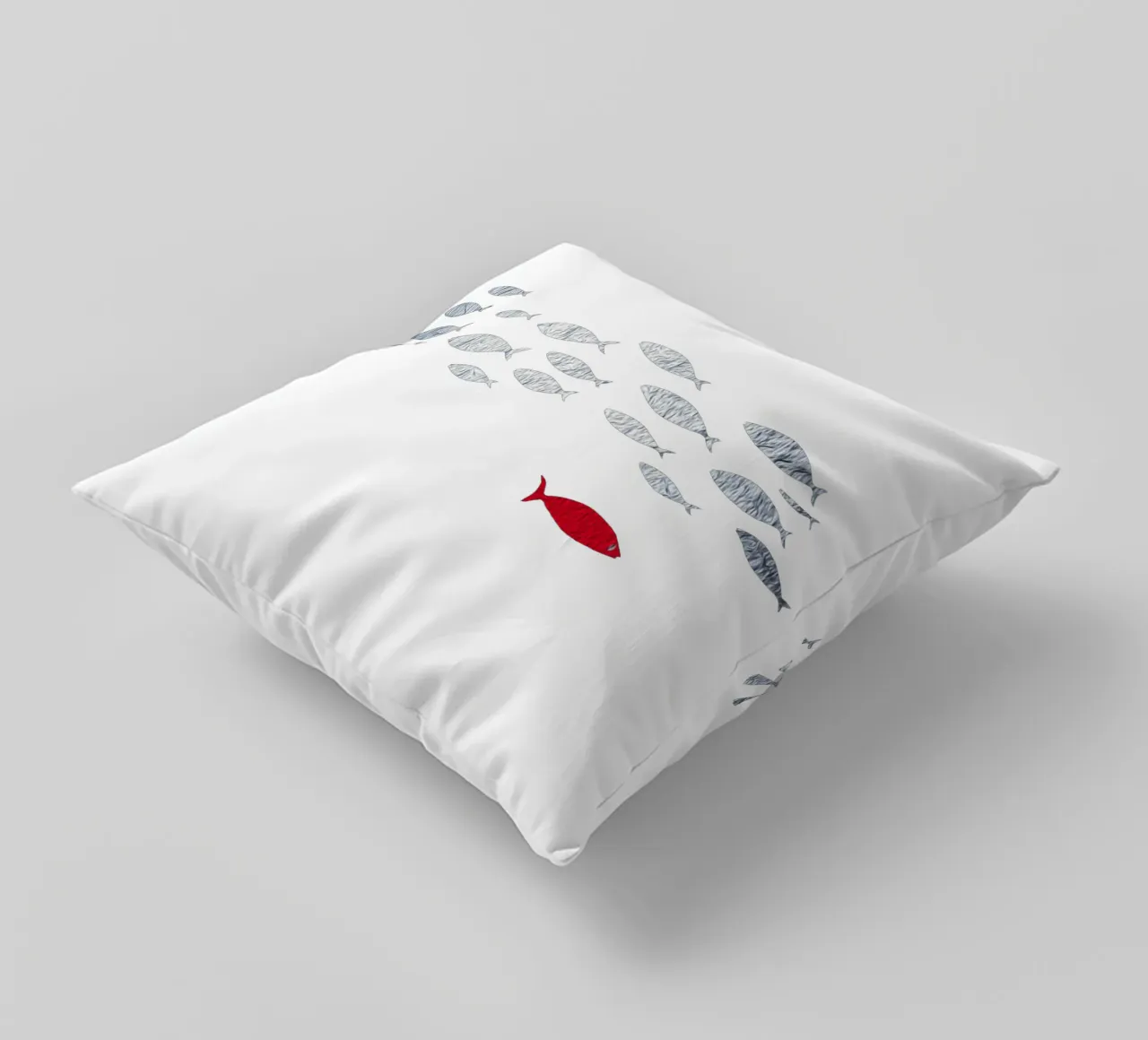 Pesce d'argento cuscino da beamorello