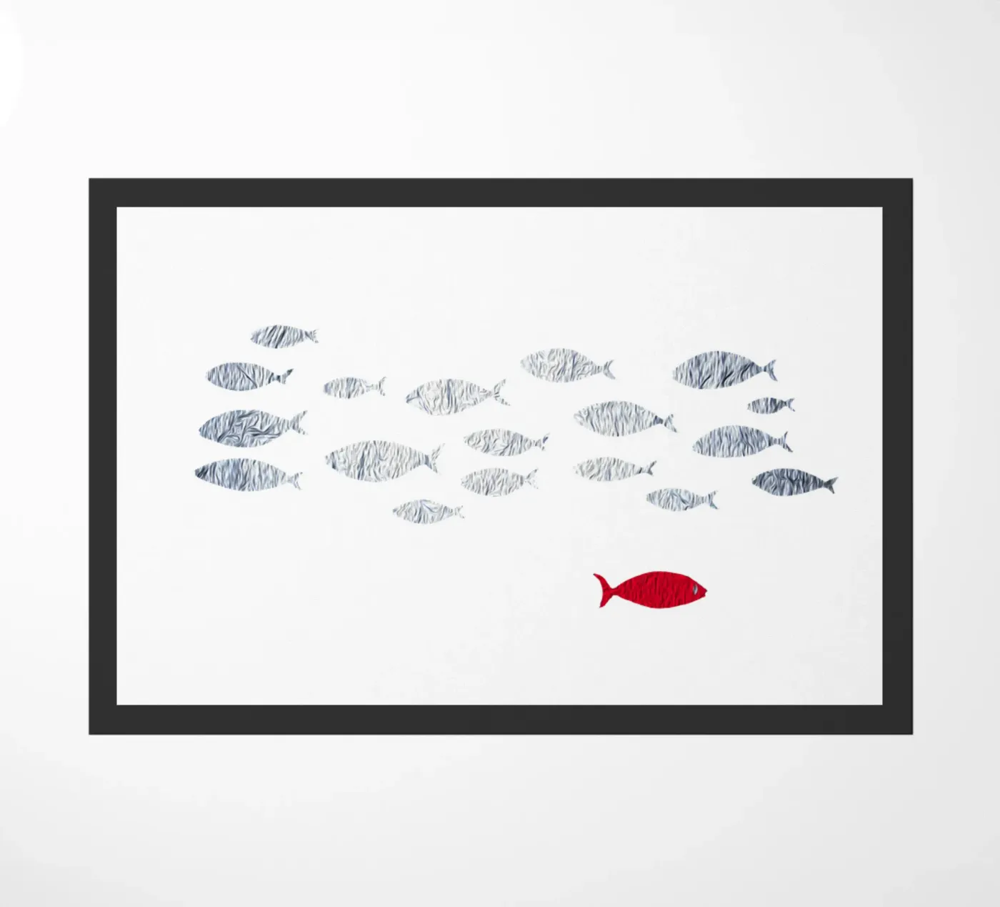 Silver fish doormat by beamorello