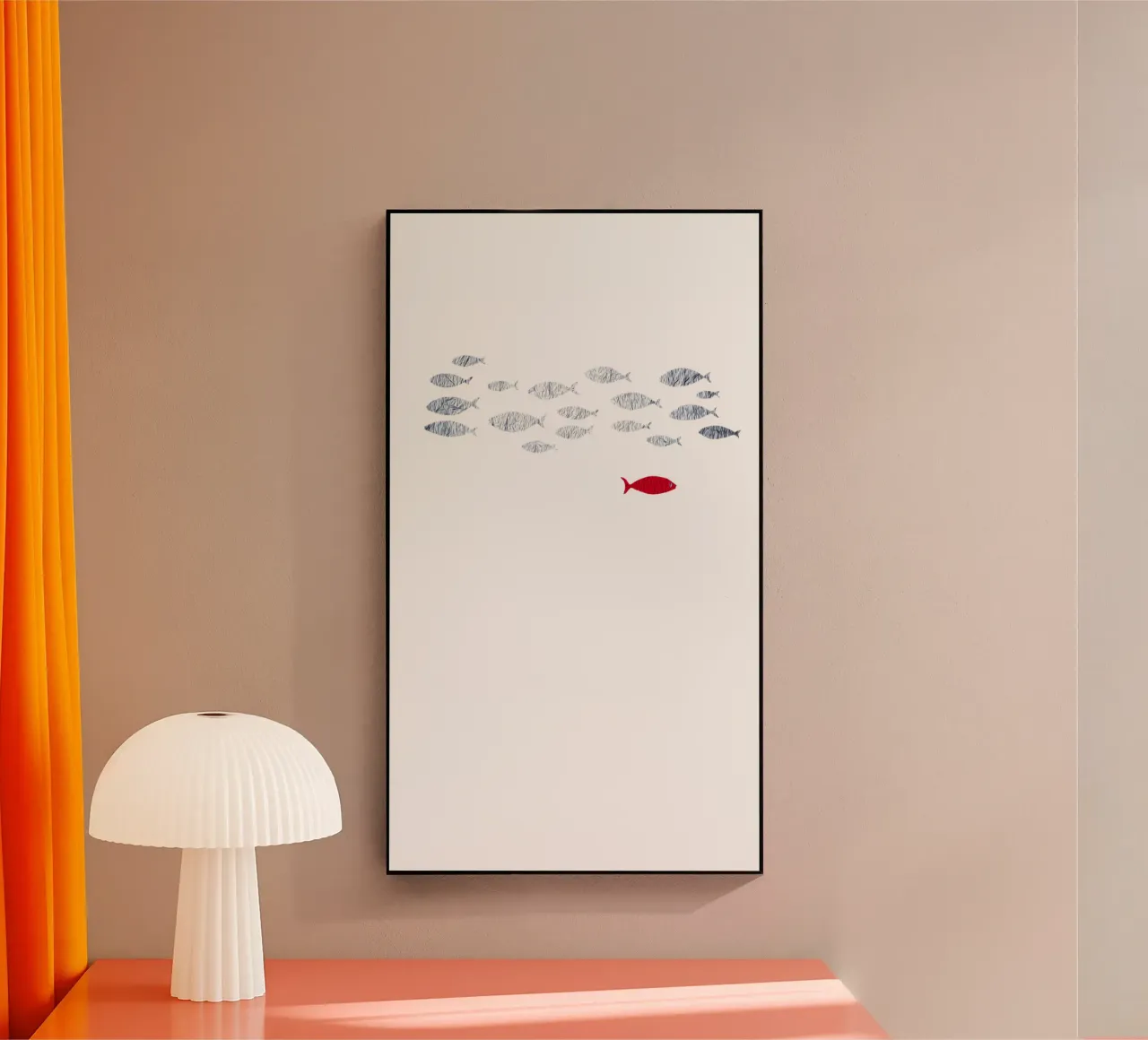 Pesce d'argento plexiglass da beamorello