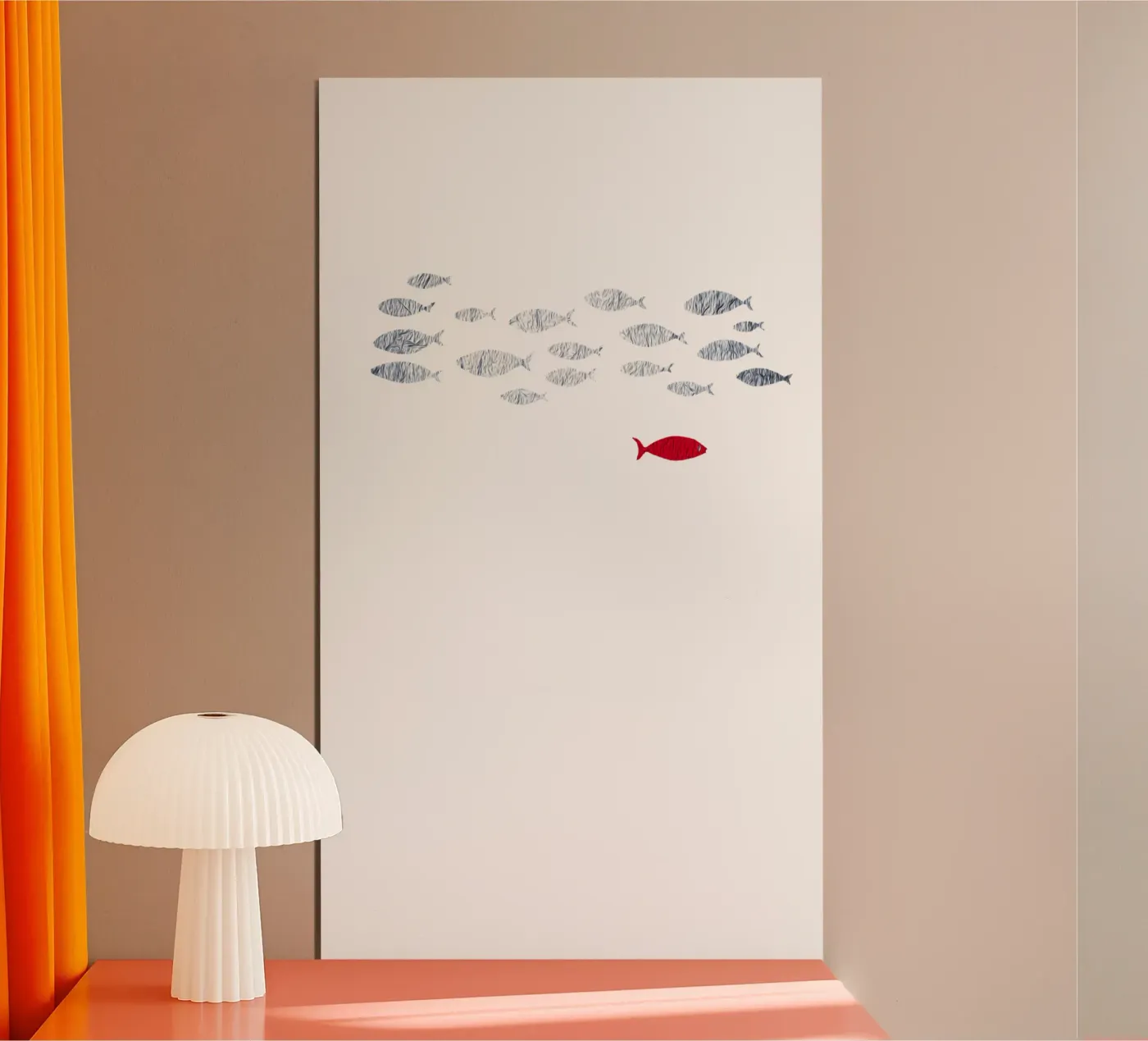 Silver fish poster by beamorello