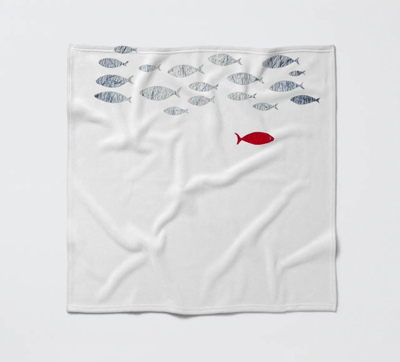 Pesce d'argento coperta in pile da beamorello