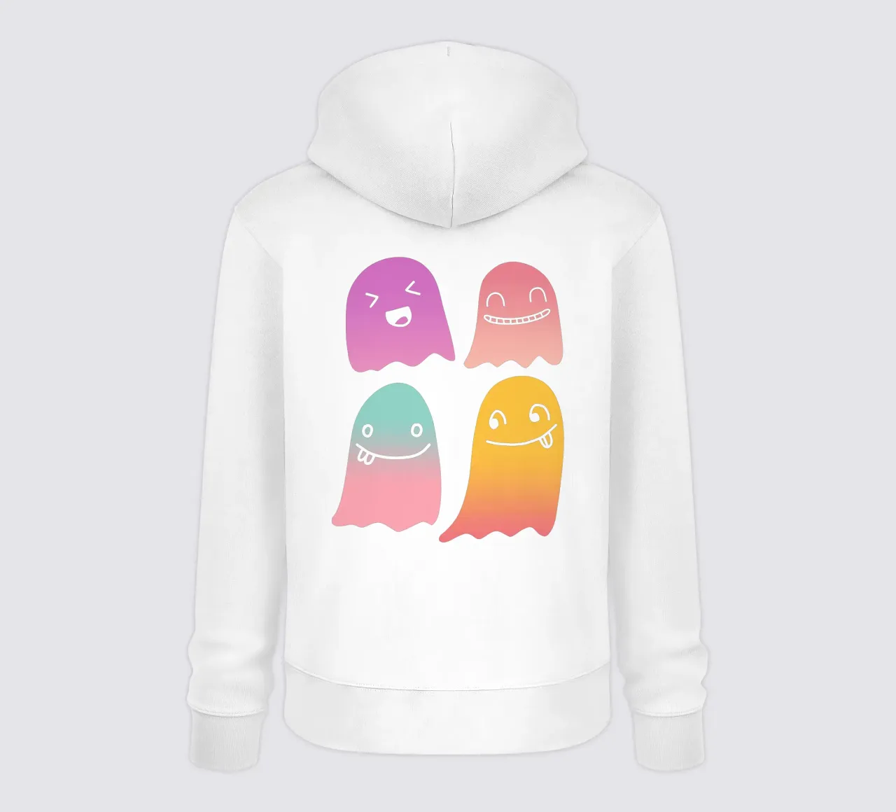 Geister Doodle Gradient felpa con cappuccio da BAINAI STYLE