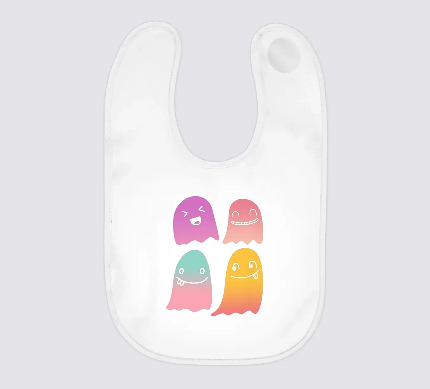 Geister Doodle Gradient bavaglino da BAINAI KAWAII