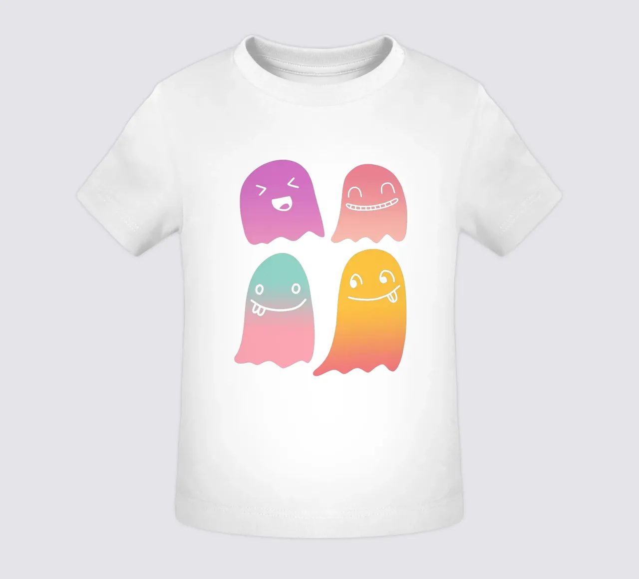 Geister Doodle Gradient maglietta neonato da BAINAI STYLE