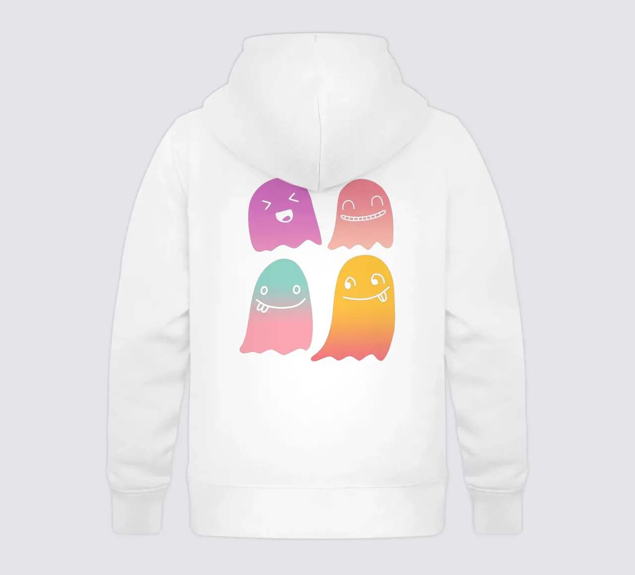 Geister Doodle Gradient felpa bambino con cappuccio da BAINAI STYLE