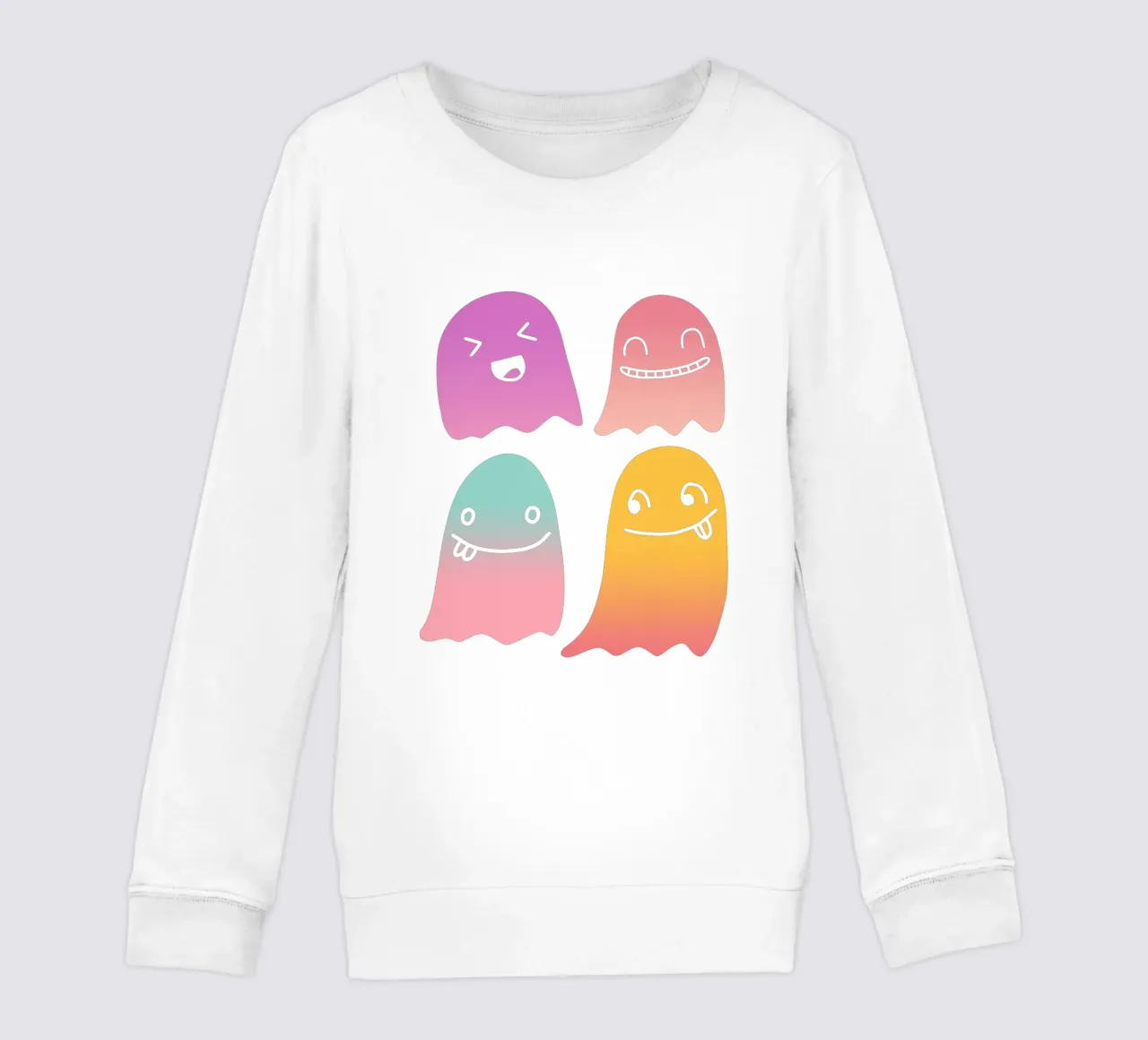Geister Doodle Gradient felpa bambino da BAINAI STYLE