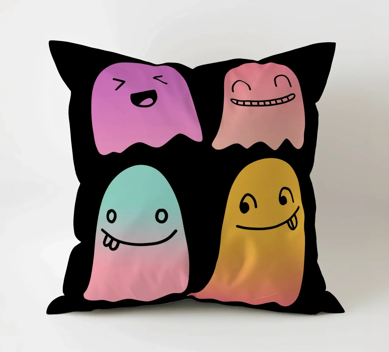 Geister Doodle Gradient cuscino da BAINAI STYLE