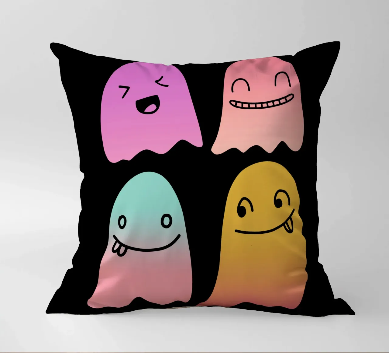 Geister Doodle Gradient cuscino da BAINAI STYLE