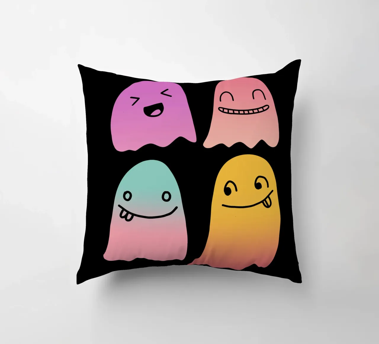Geister Doodle Gradient cuscino da BAINAI STYLE