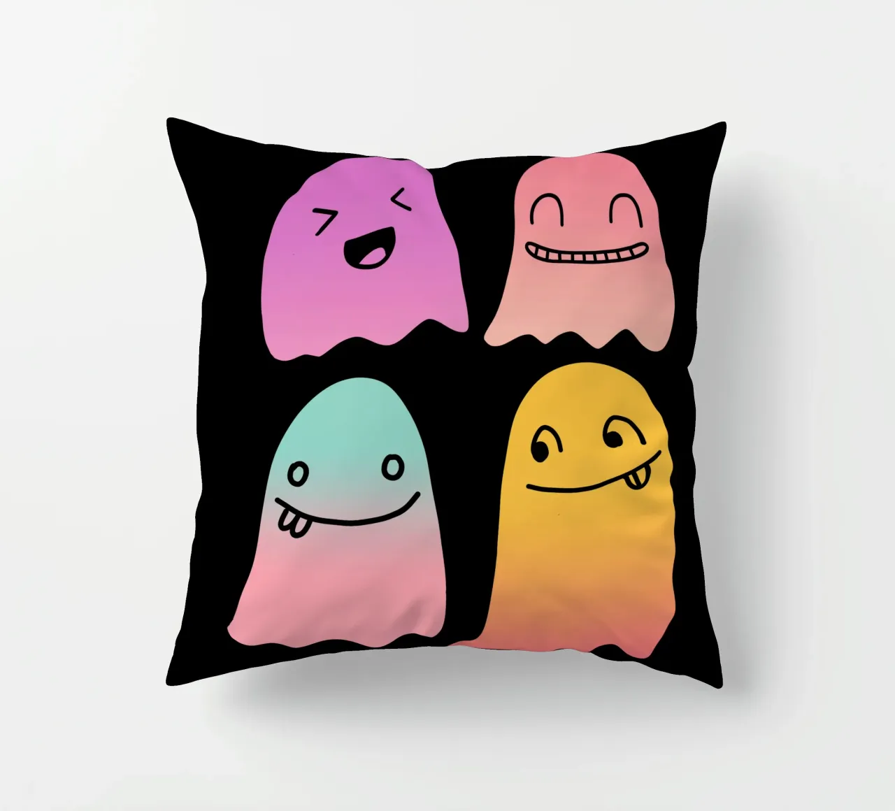 Geister Doodle Gradient cuscino da BAINAI STYLE