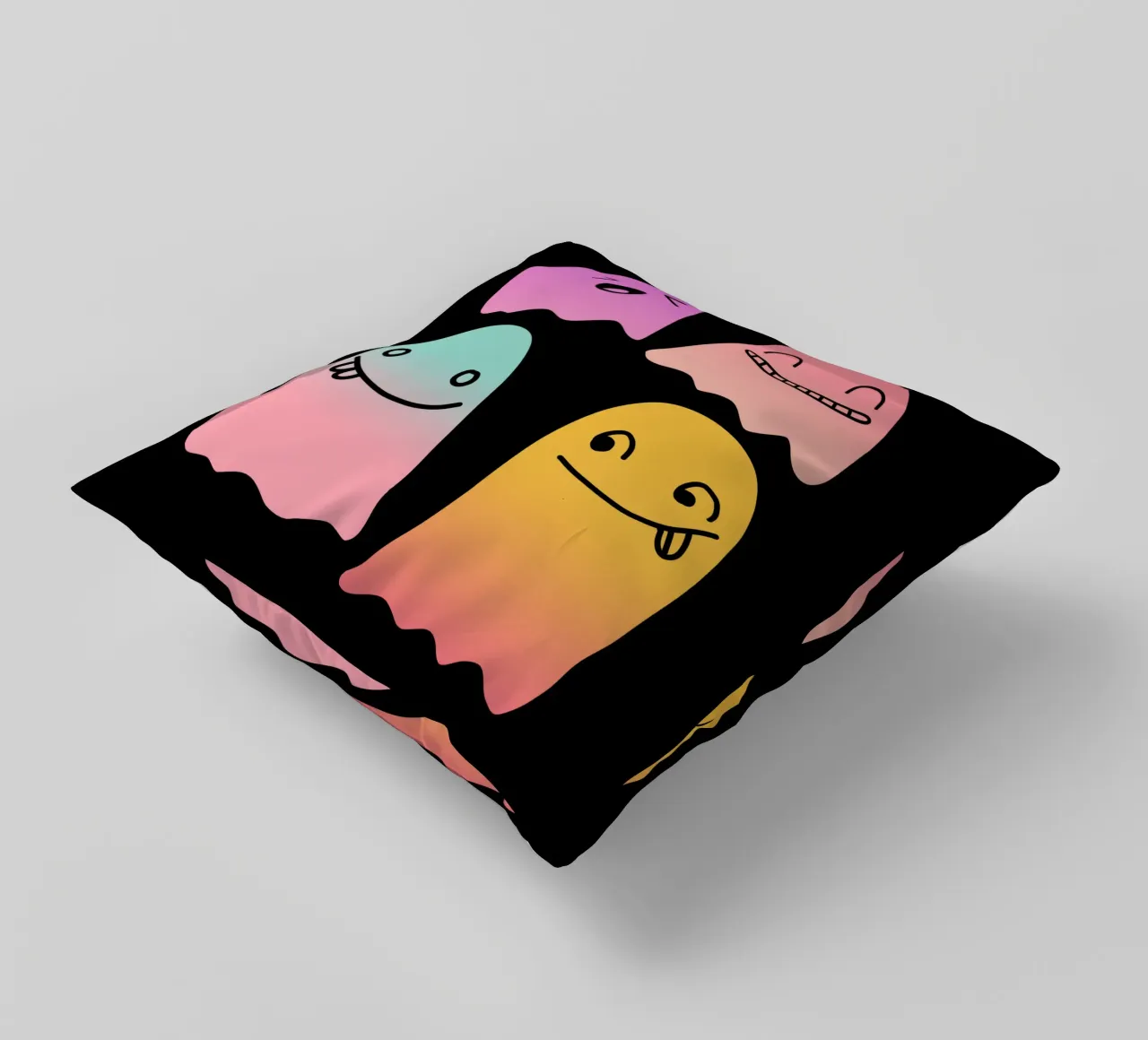 Geister Doodle Gradient cuscino da BAINAI STYLE