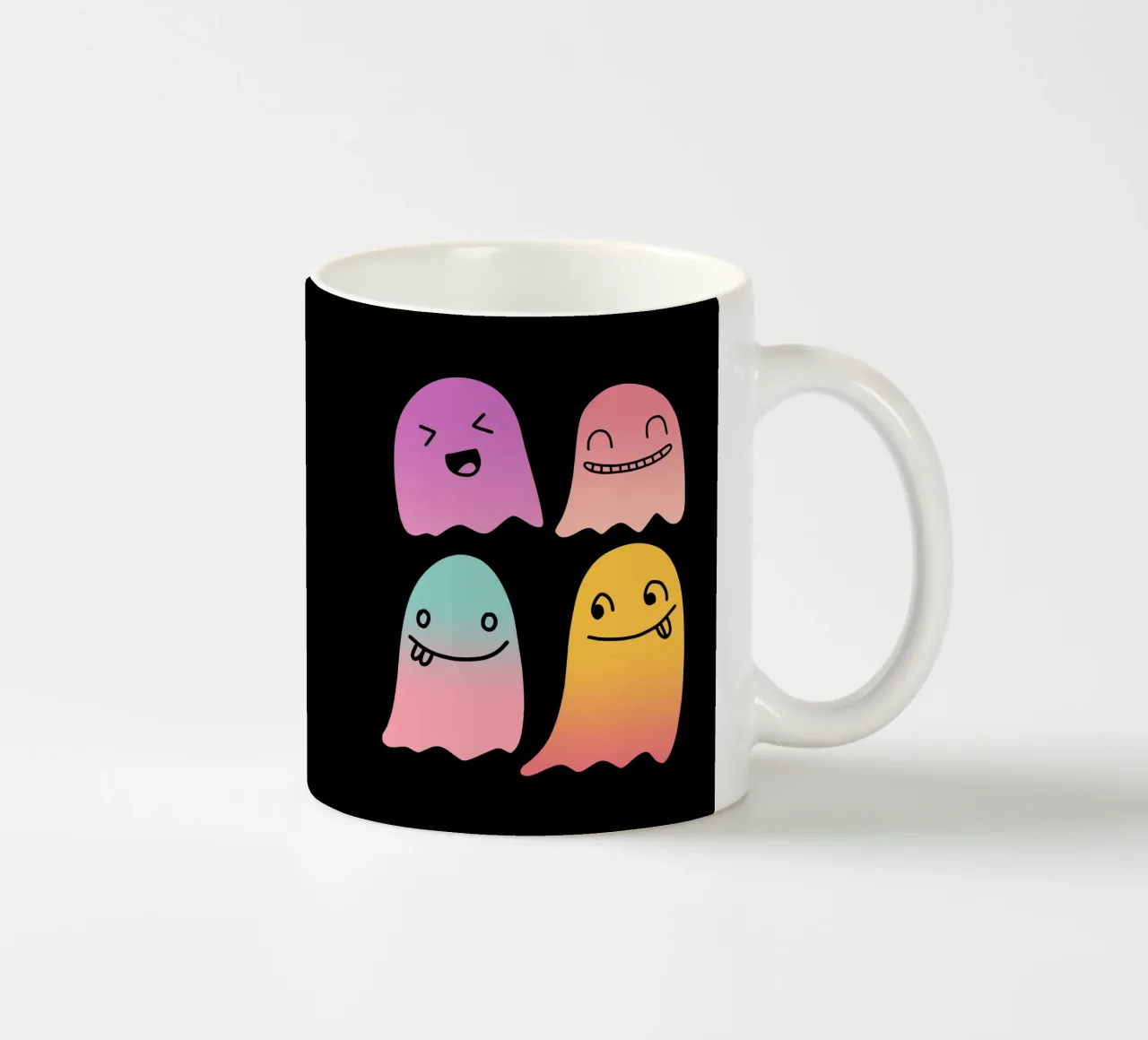 Geister Doodle Gradient tazza in ceramica da BAINAI STYLE