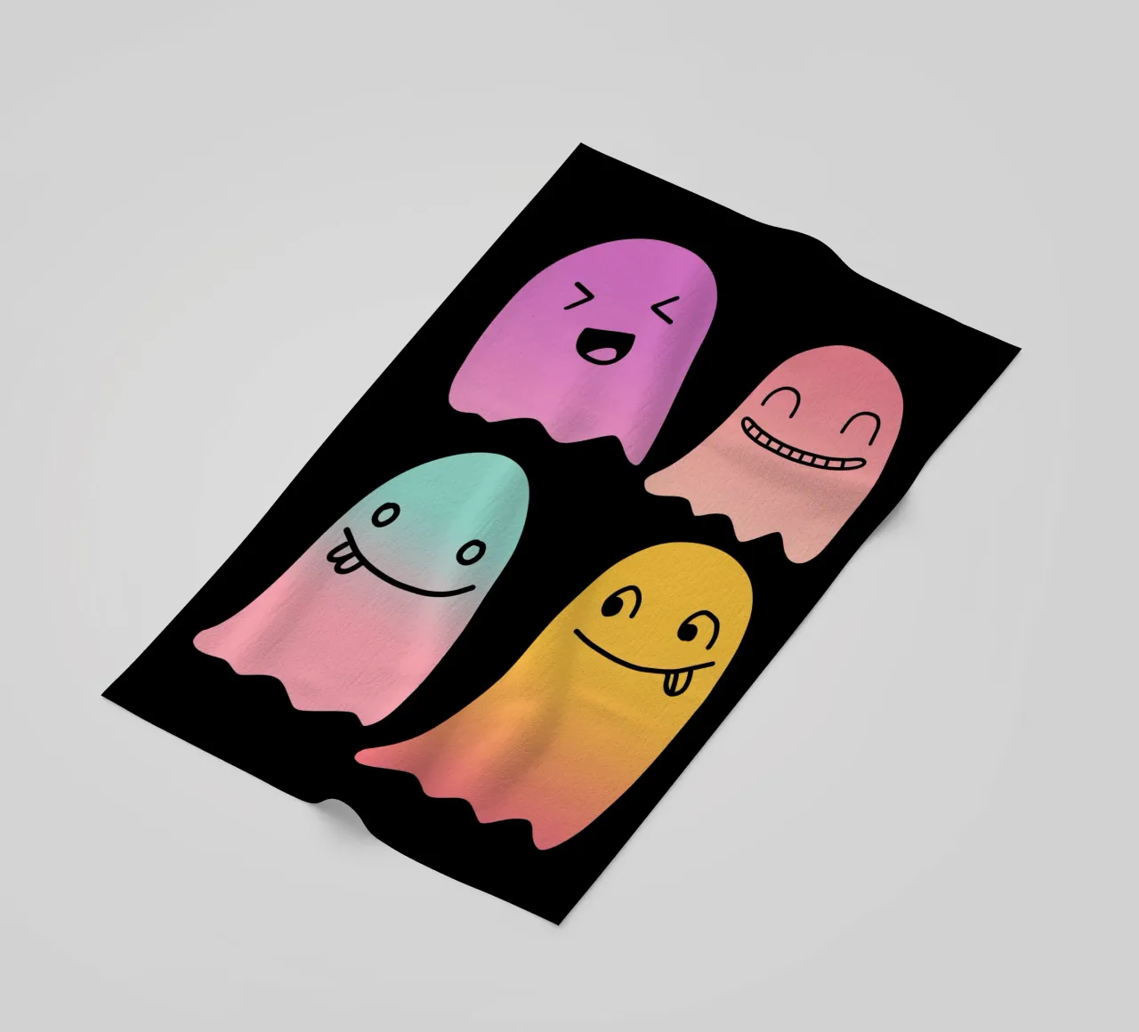 Geister Doodle Gradient telo mare da BAINAI STYLE