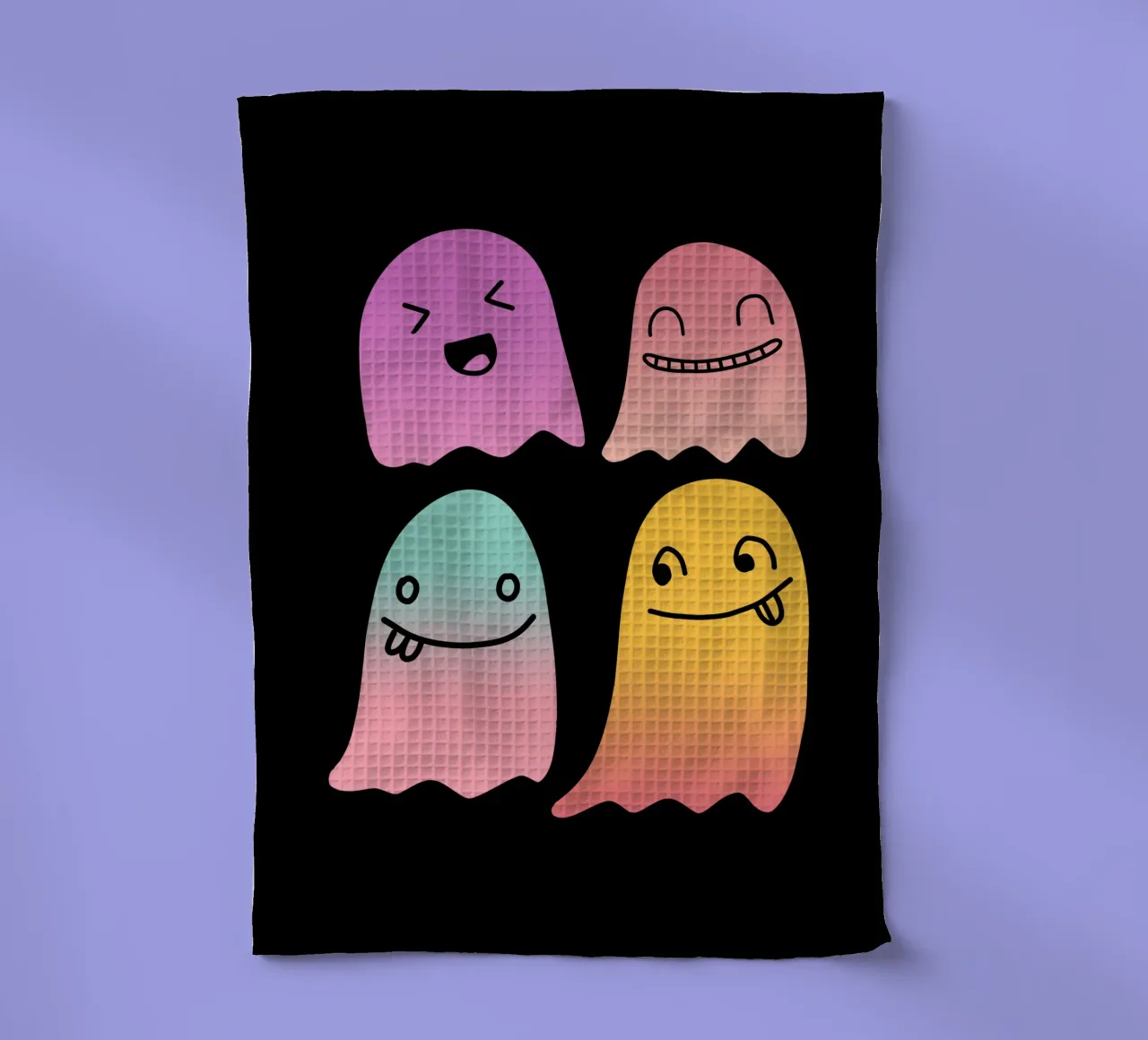 Geister Doodle Gradient canovaccio da cucina da BAINAI STYLE