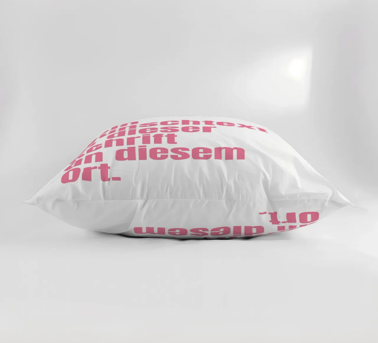 Wunschtext in pink rosa cuscino da WORTSPIEL