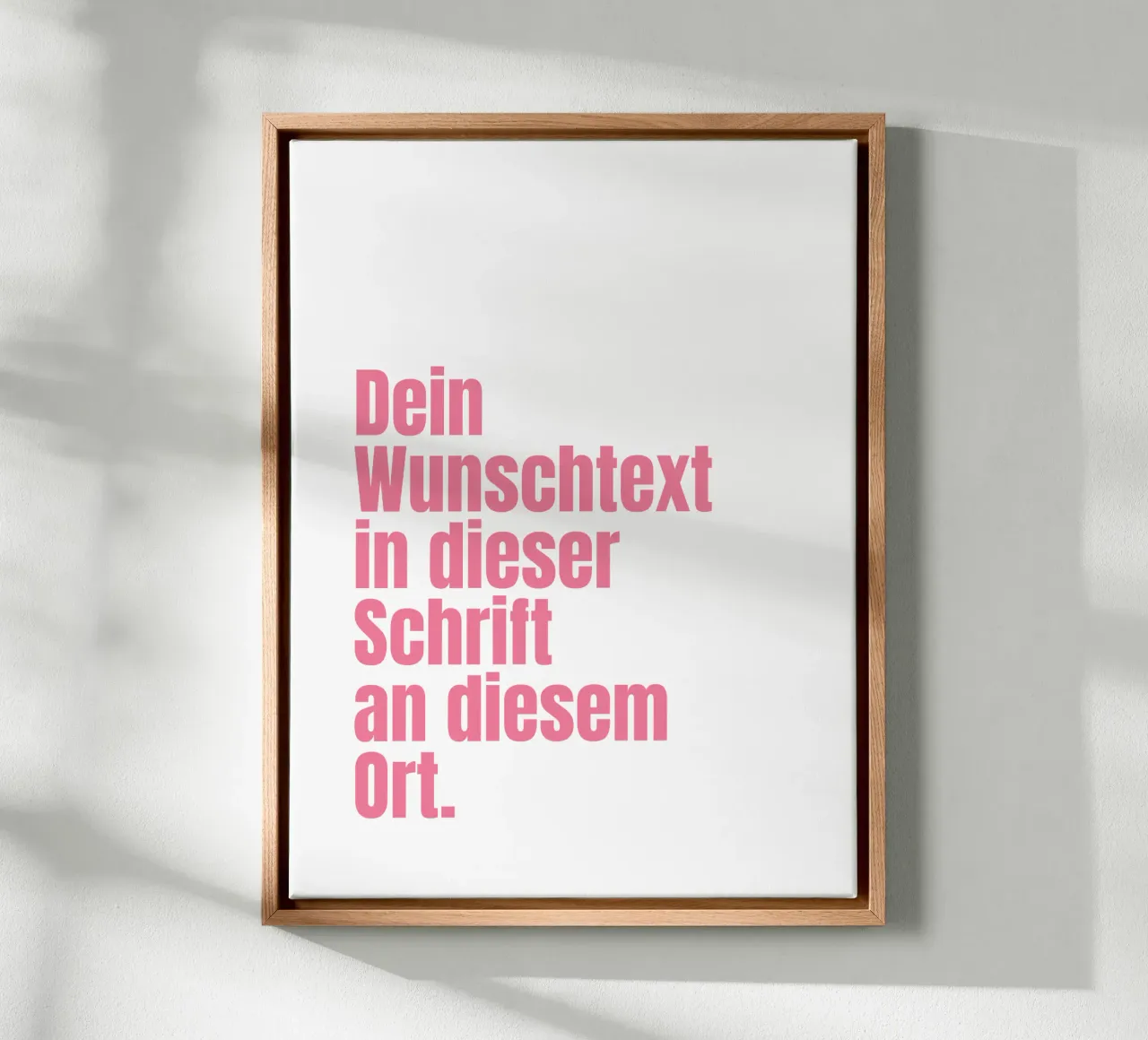 Wunschtext in pink rosa tela da WORTSPIEL