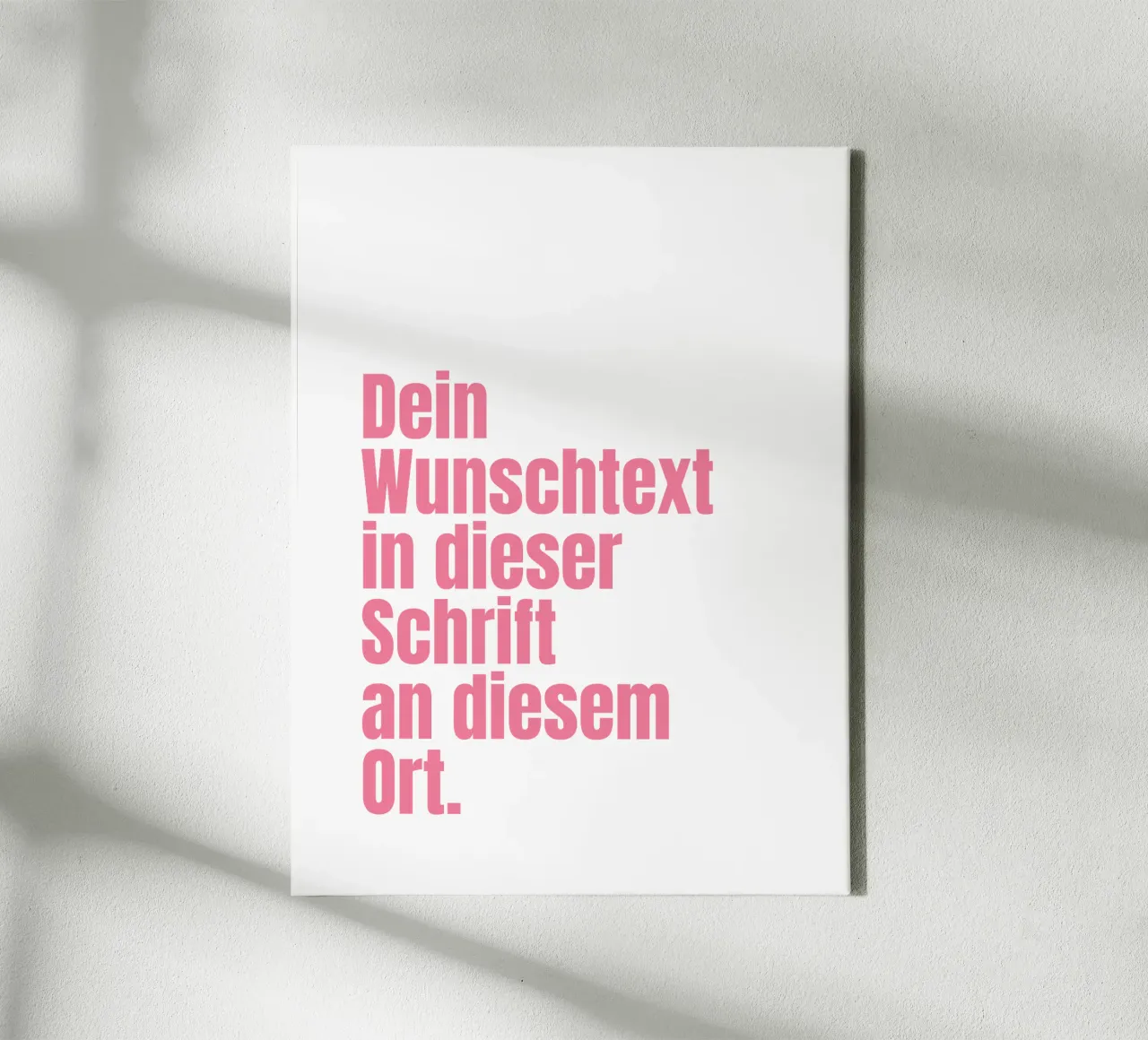 Wunschtext in pink rosa tela da WORTSPIEL
