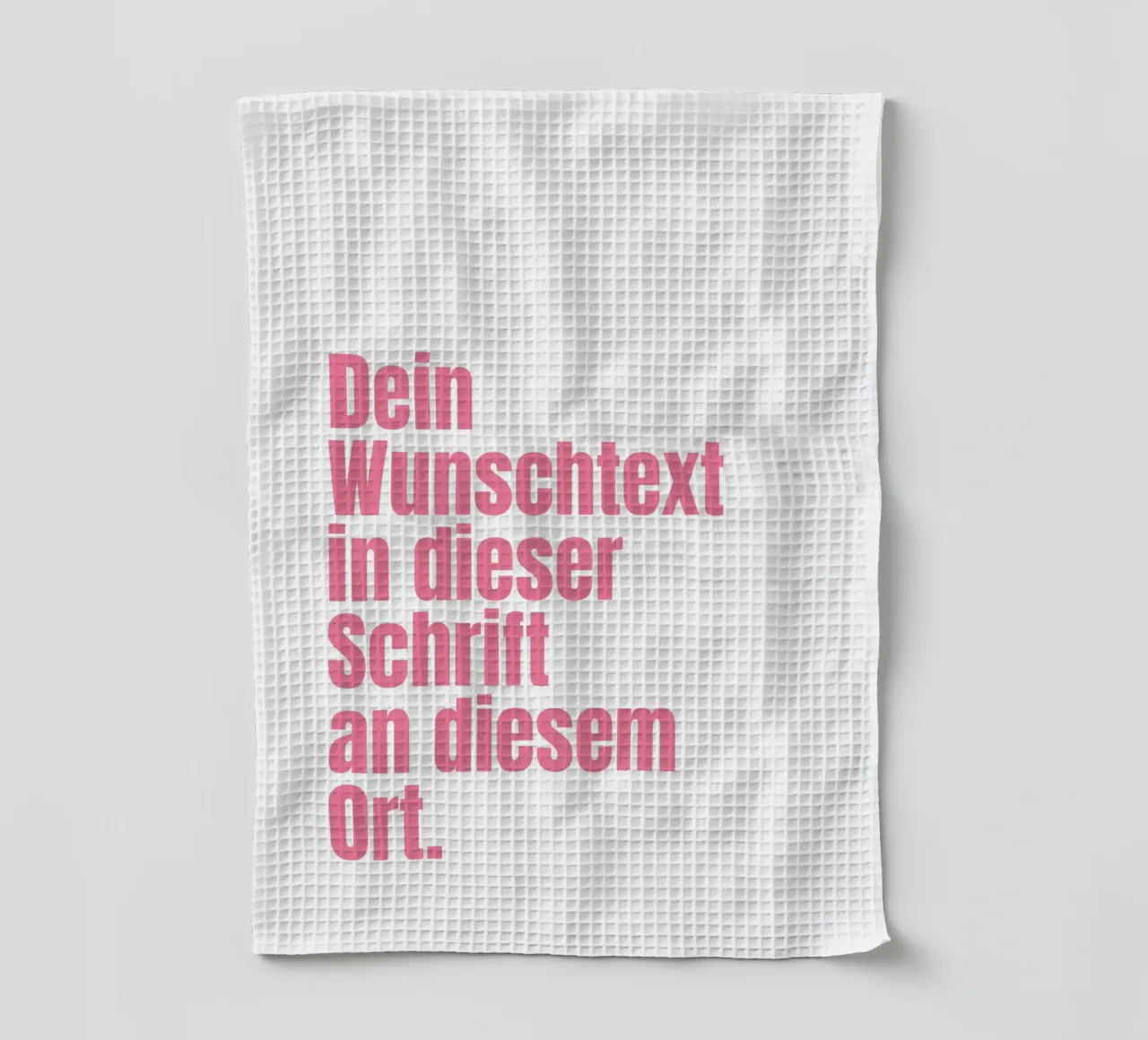 Wunschtext in pink rosa torchon de WORTSPIEL