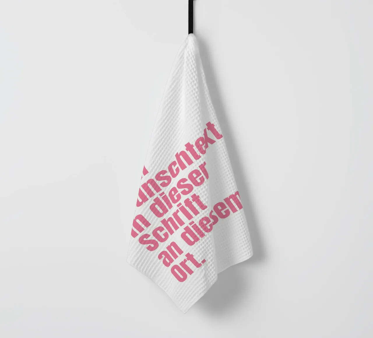 Wunschtext in pink rosa torchon de WORTSPIEL