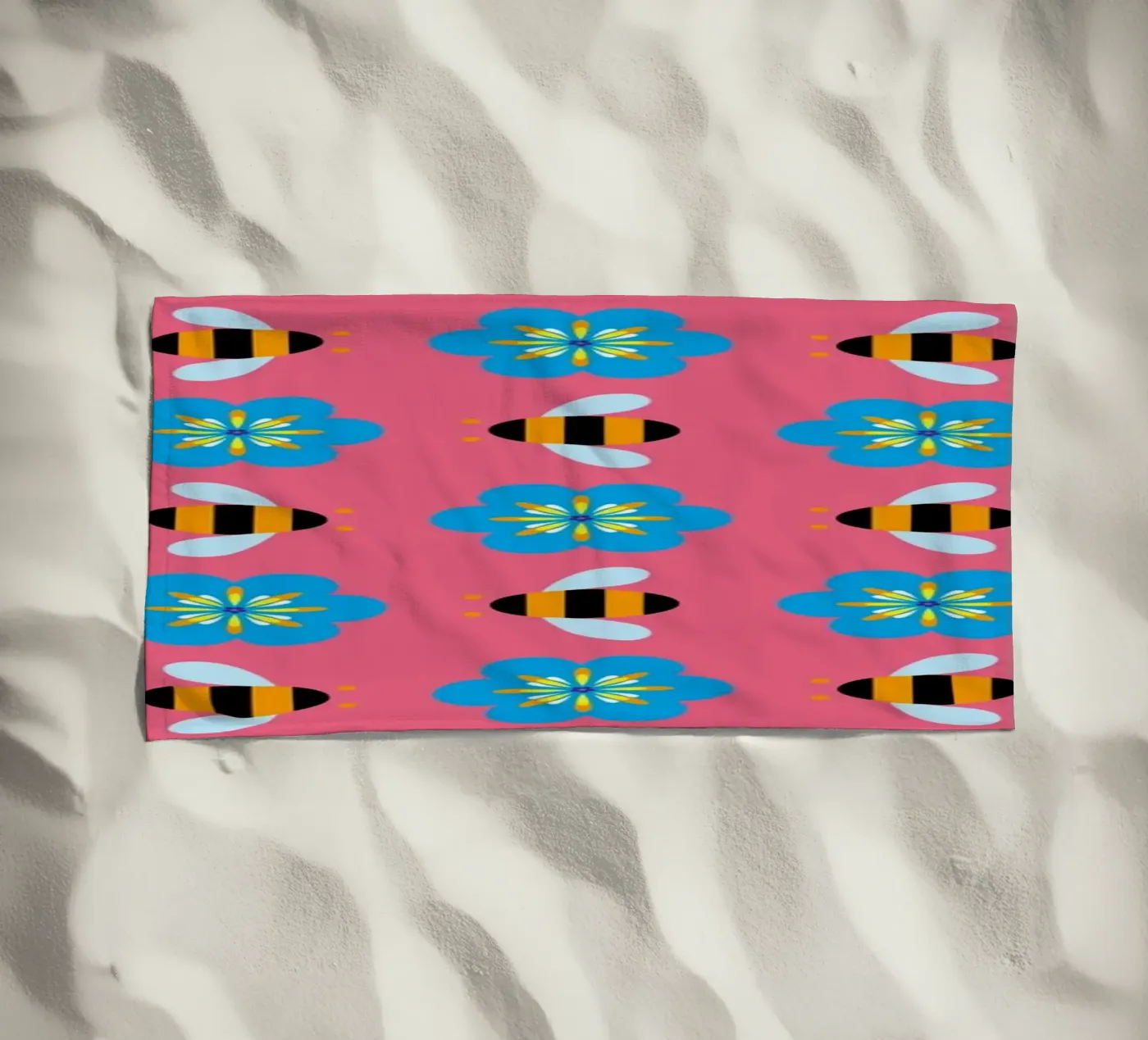 Sample 13 beach towel by Looks n Brains