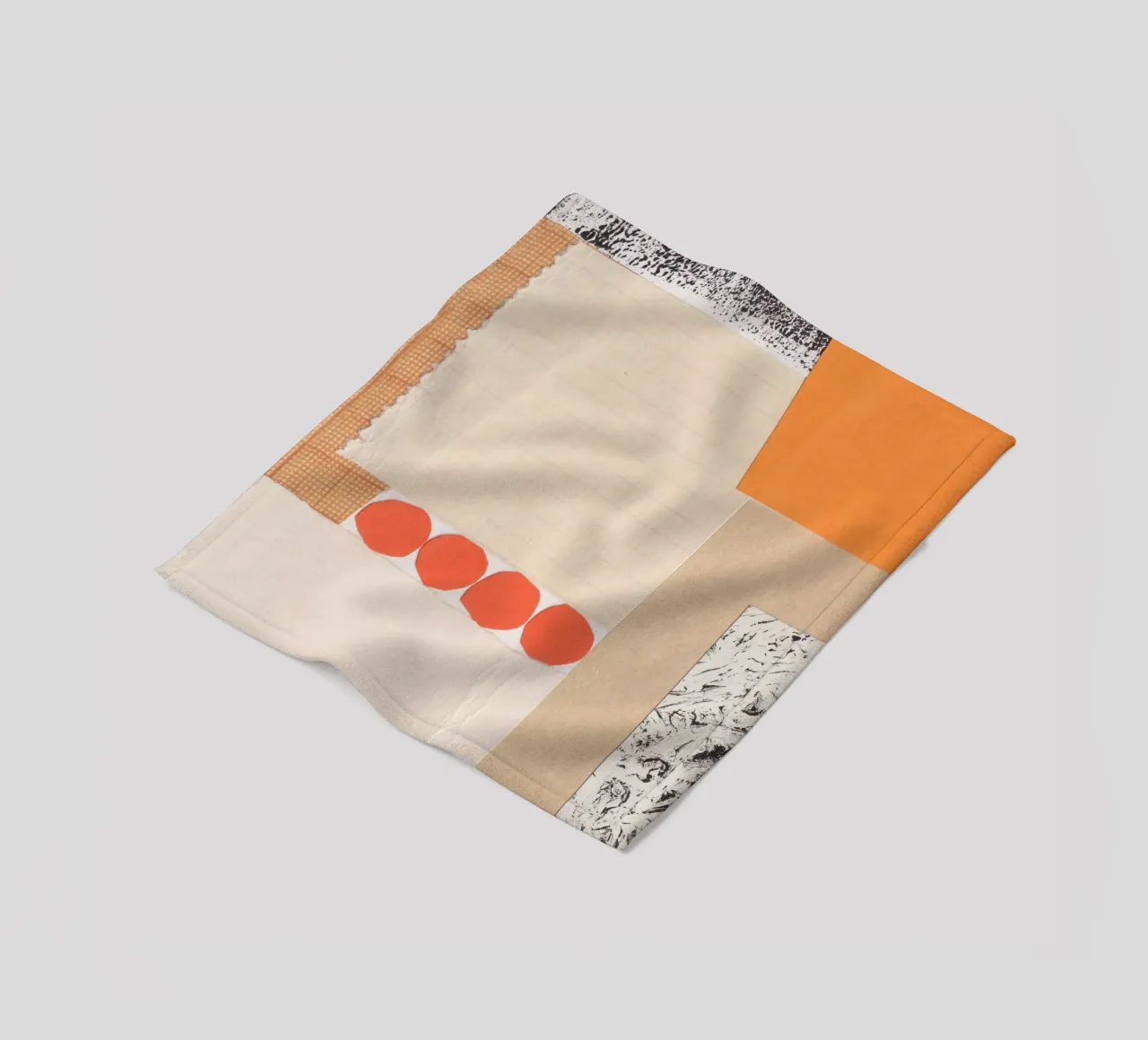 Alisa Galitsyna - Colour Collection Tan Hide fleece blanket by The Artcircle