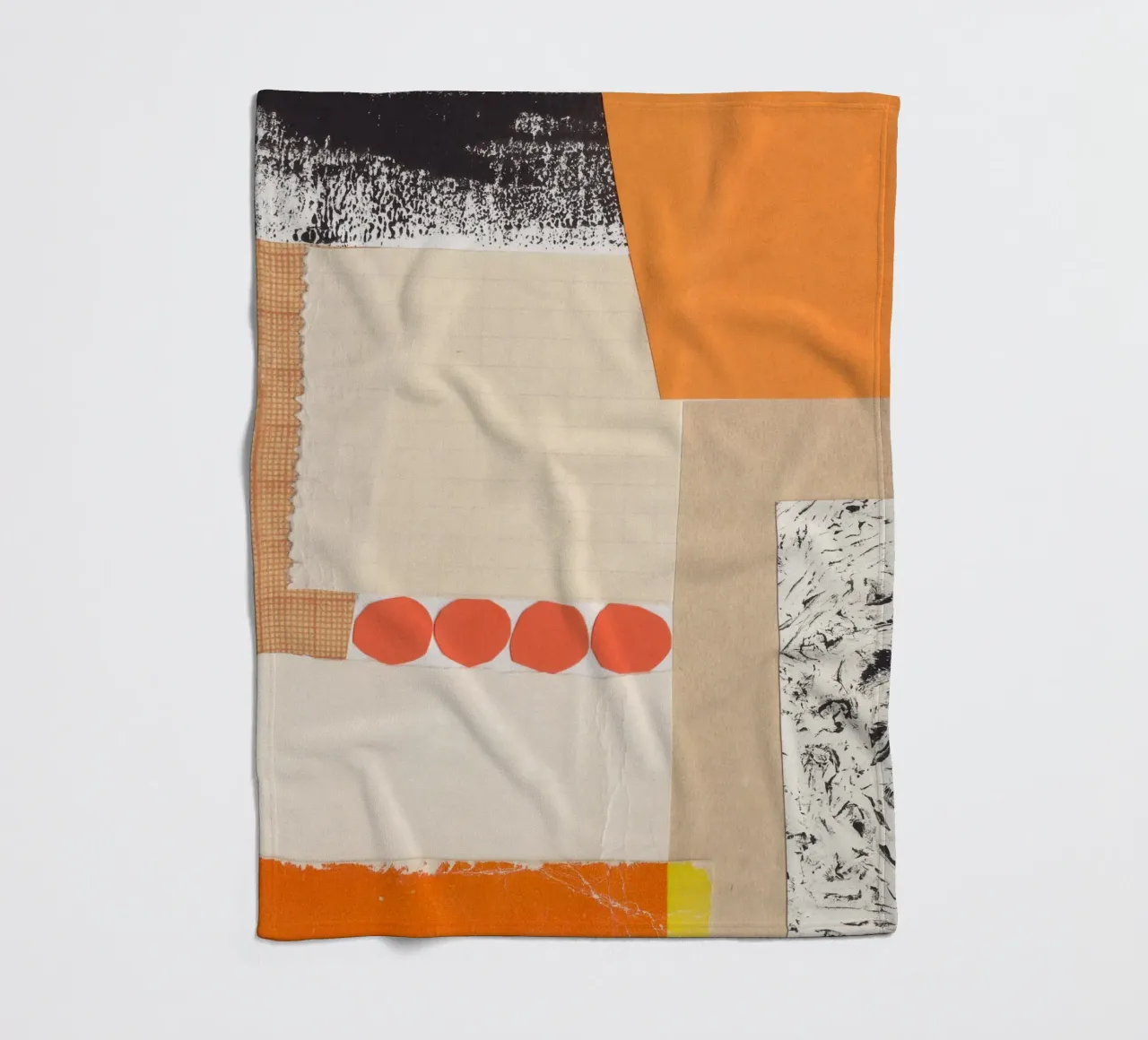 Alisa Galitsyna - Colour Collection Tan Hide fleece blanket by The Artcircle
