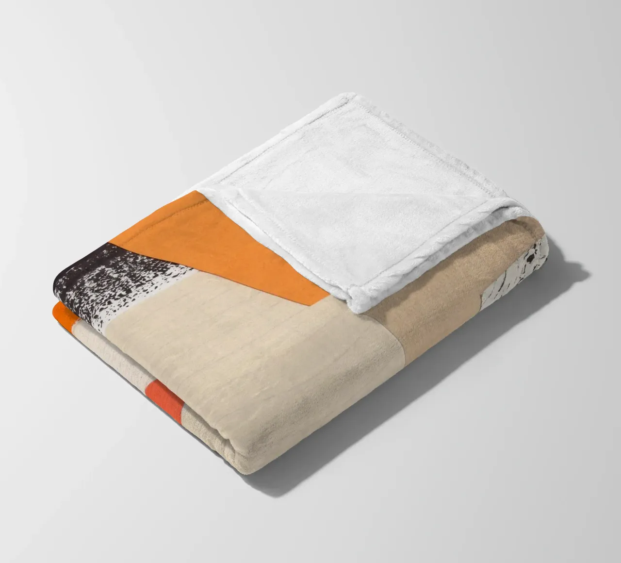Alisa Galitsyna - Colour Collection Tan Hide fleece blanket by The Artcircle