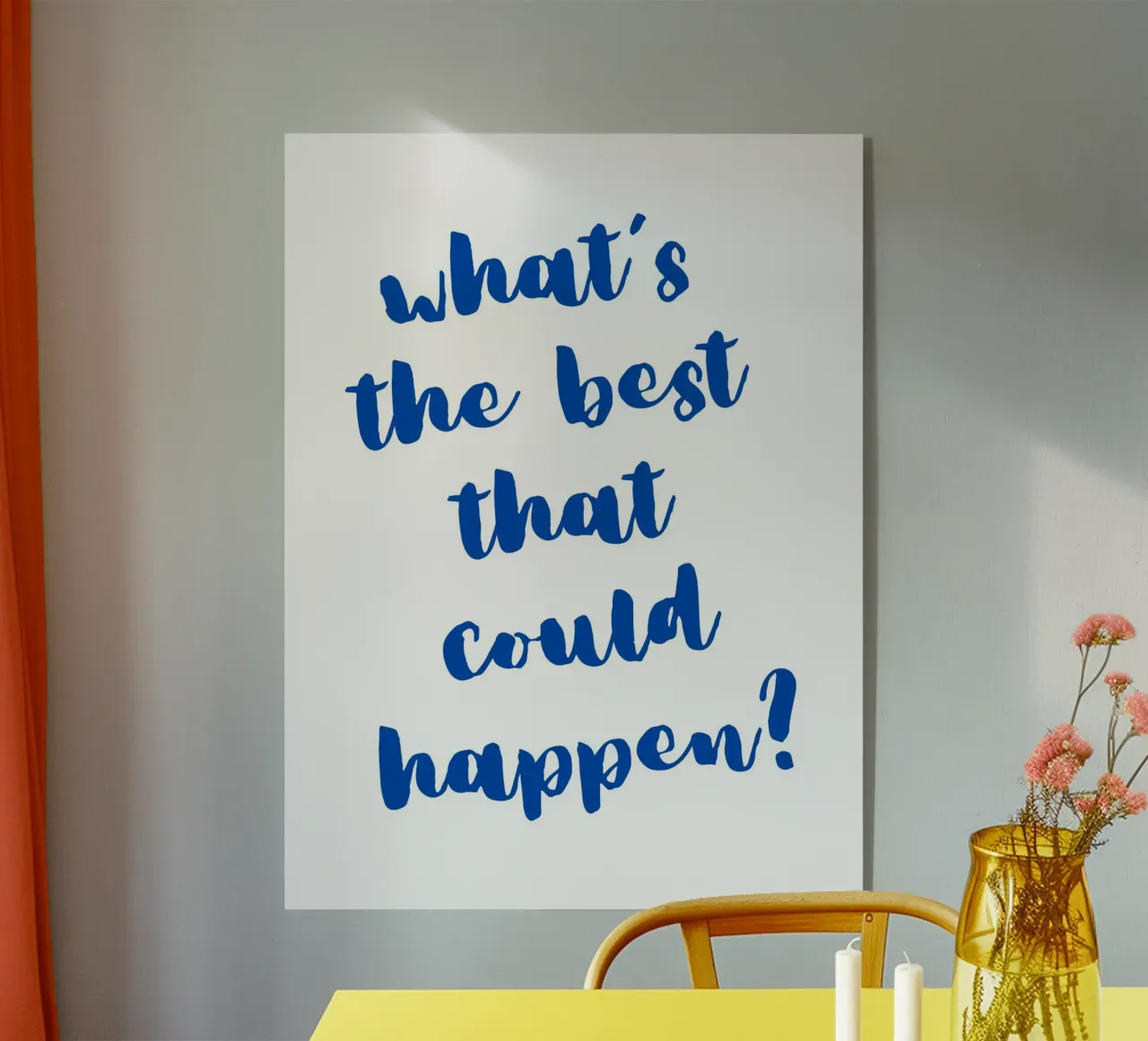 what's the best that could happen? metacrilato de artshop