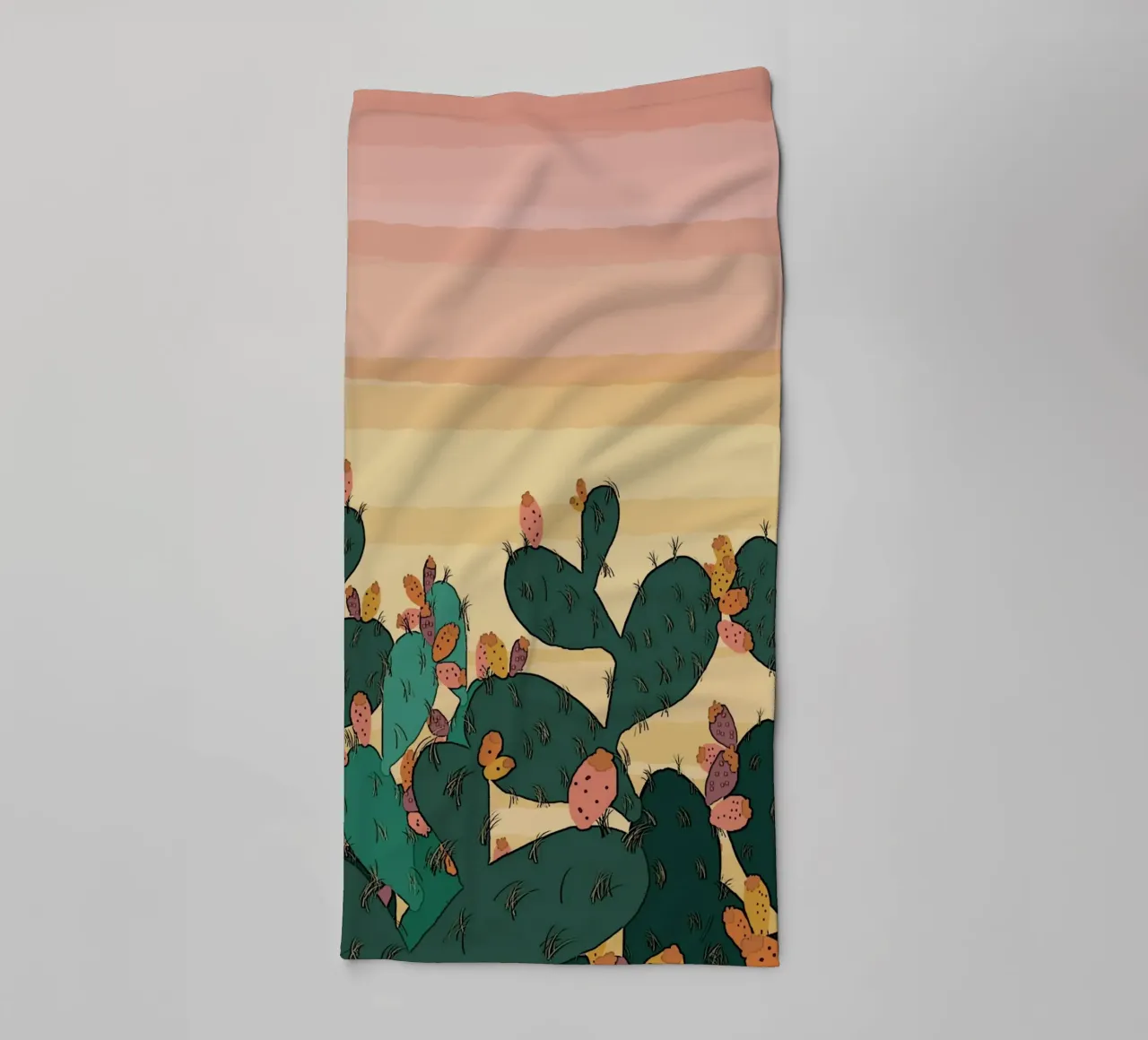 Opuntia ficus asciugamano da bagno da beamorello
