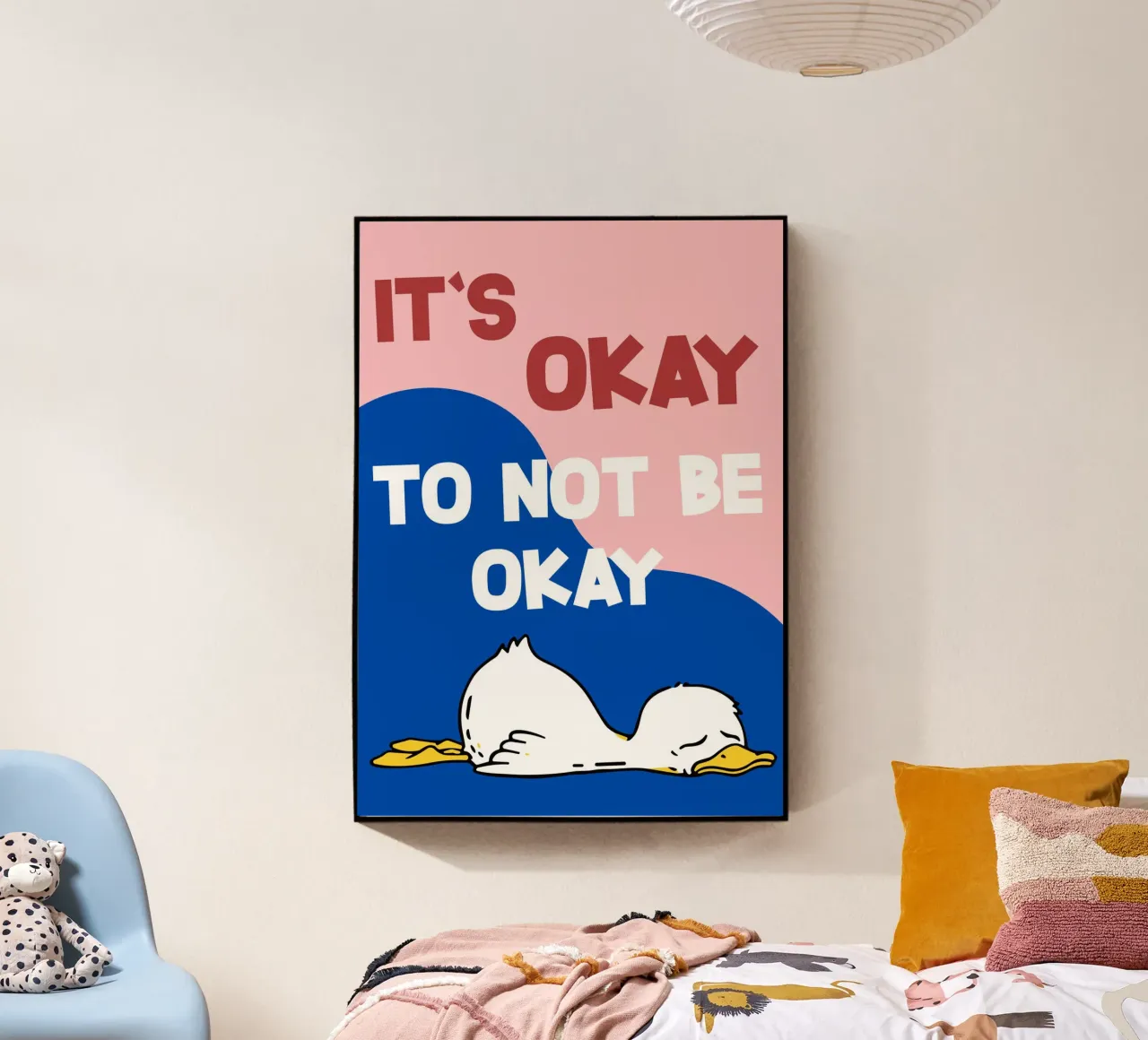 it's okay to bot be okay plexiglass da artshop