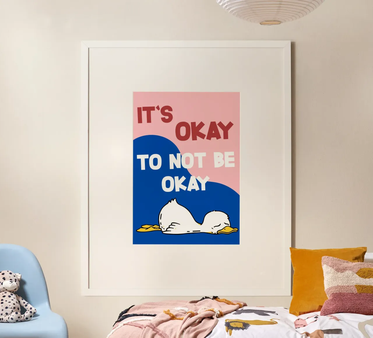 it's okay to bot be okay poster da artshop