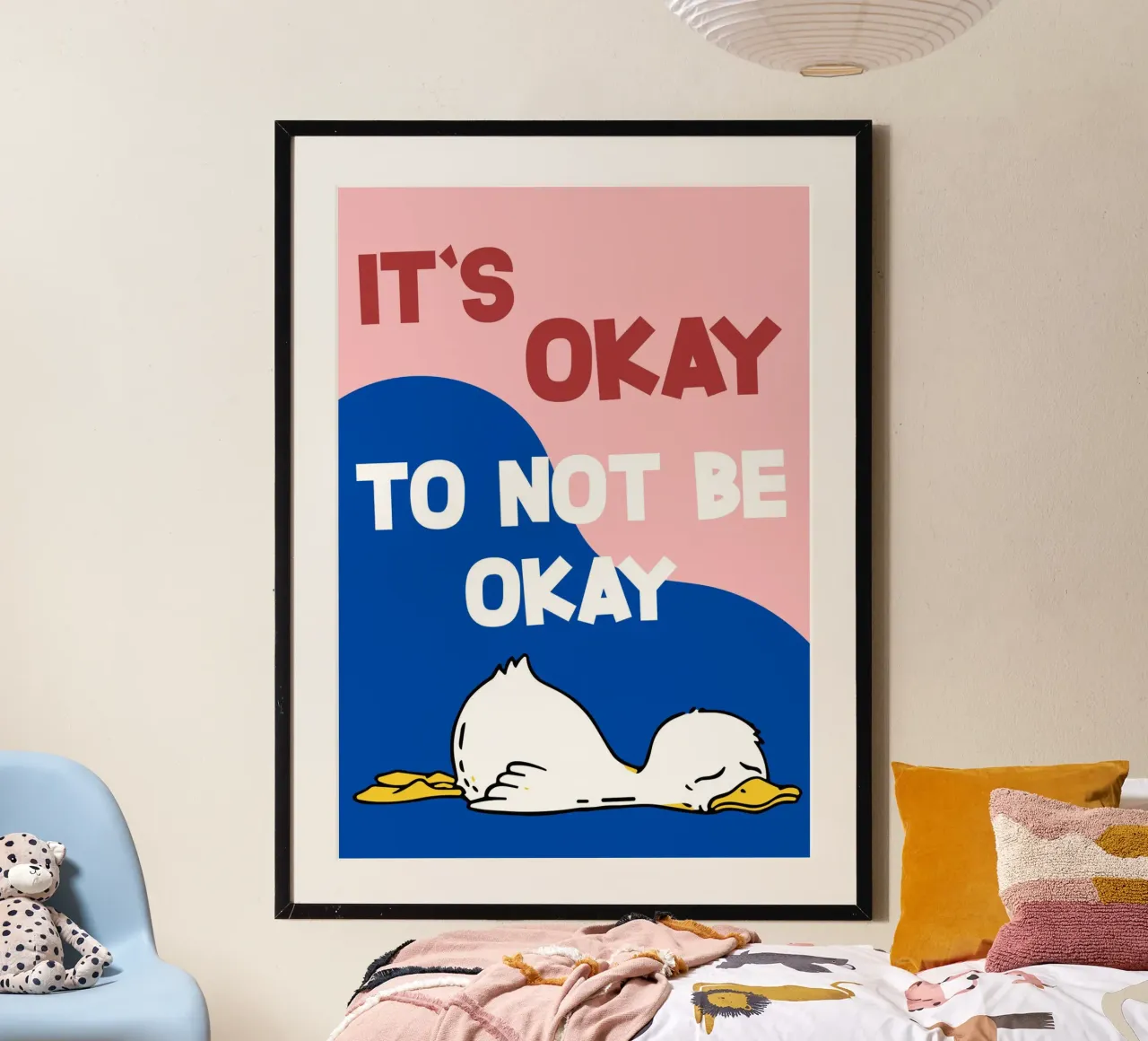 it's okay to bot be okay poster da artshop