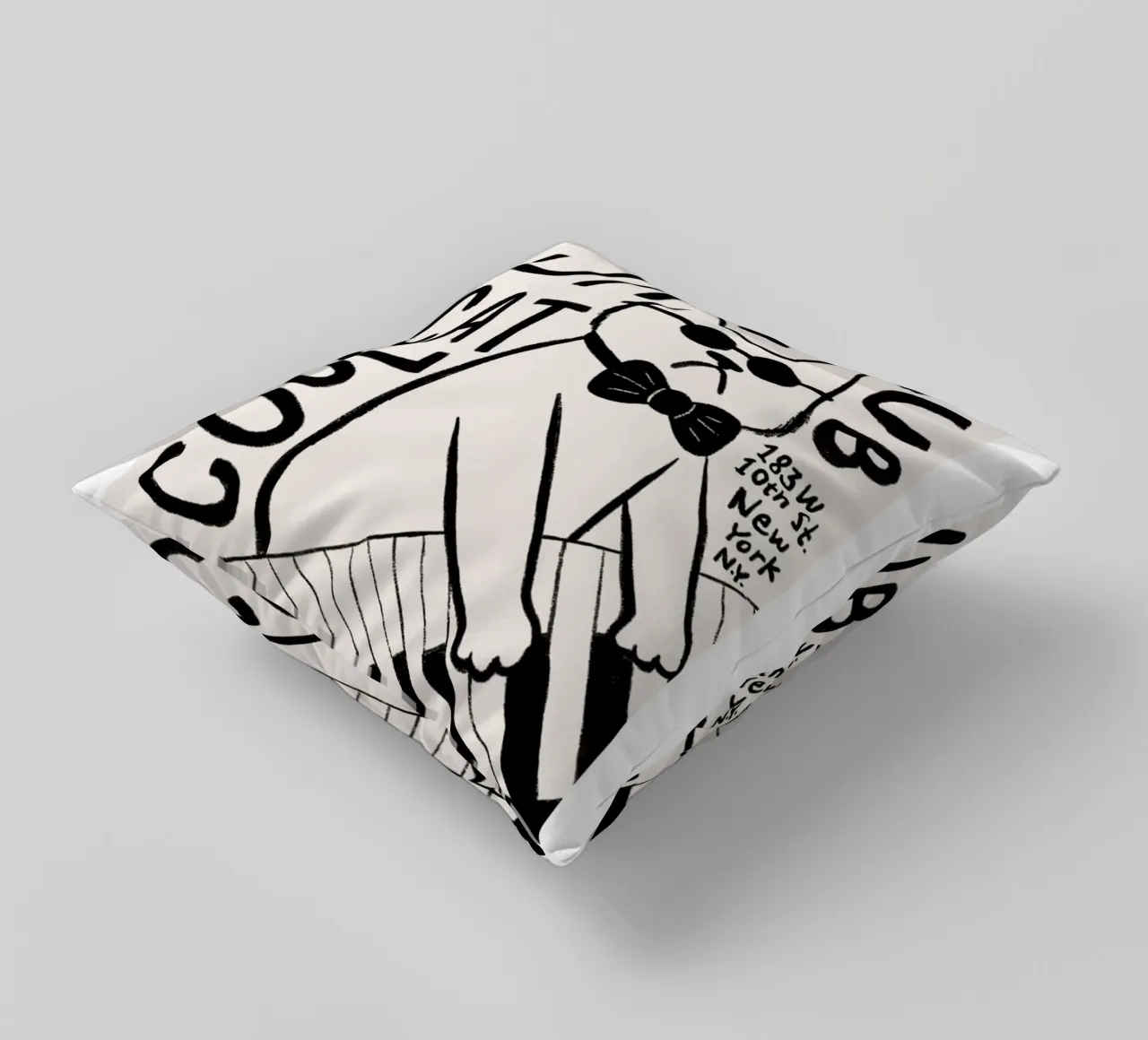 Cool Cat Jazz Club cuscino da janna shop