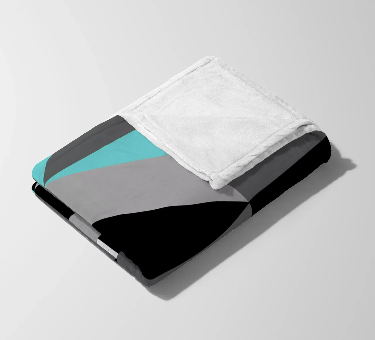 Geometria a righe coperta in pile da Kim Hubball Studio