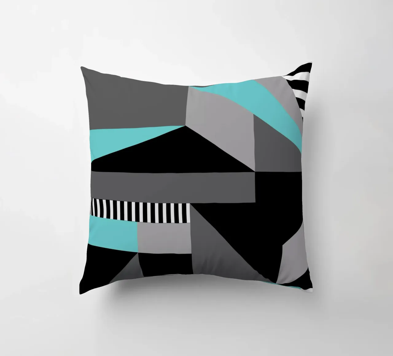 Geometria a righe cuscino da Kim Hubball Studio