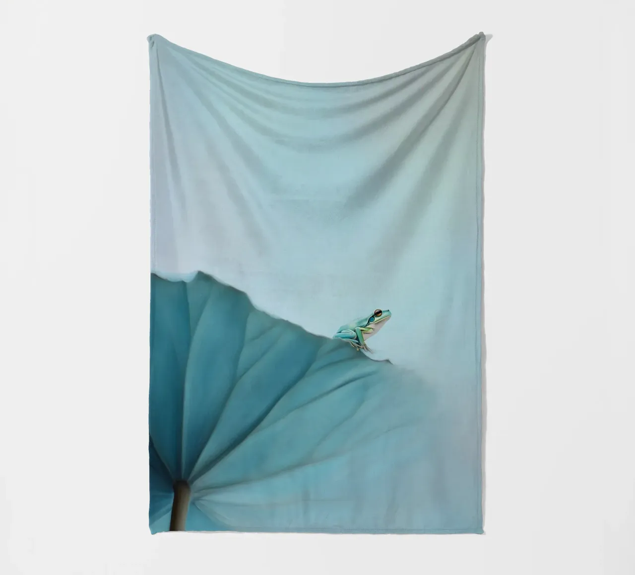 Rana in equilibrio coperta in pile da Carina Pop & Pastell