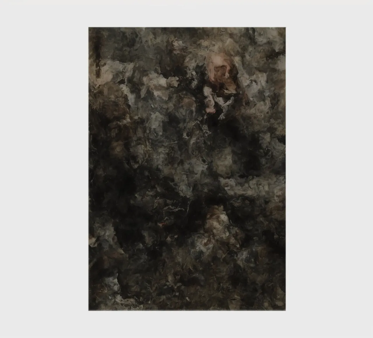 Abstract Painting with Humanoid Form notebook by DesignDoodle