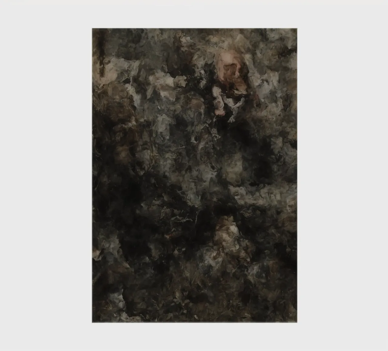 Abstract Painting with Humanoid Form notebook by DesignDoodle