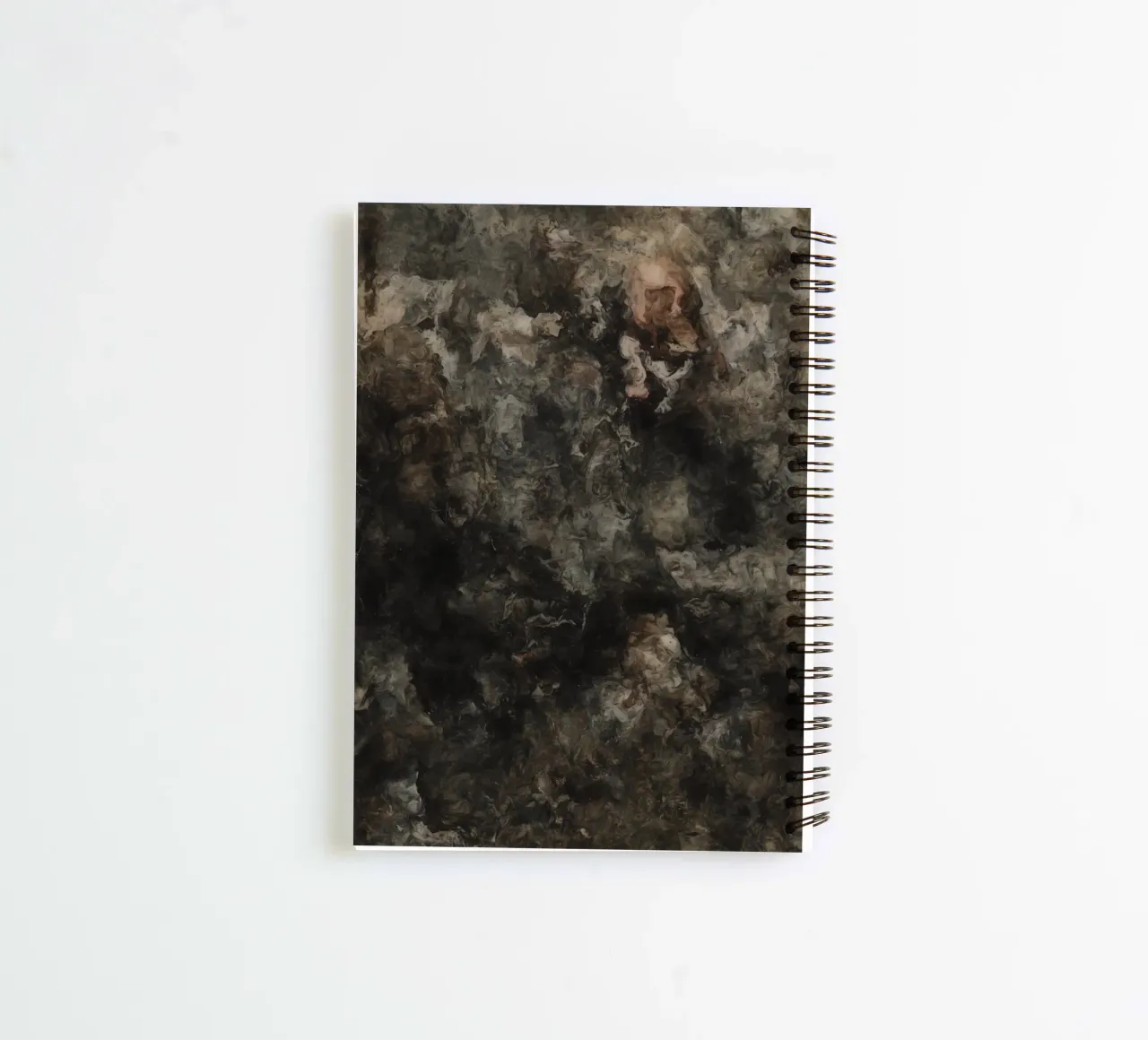 Abstract Painting with Humanoid Form spiral notebook by DesignDoodle