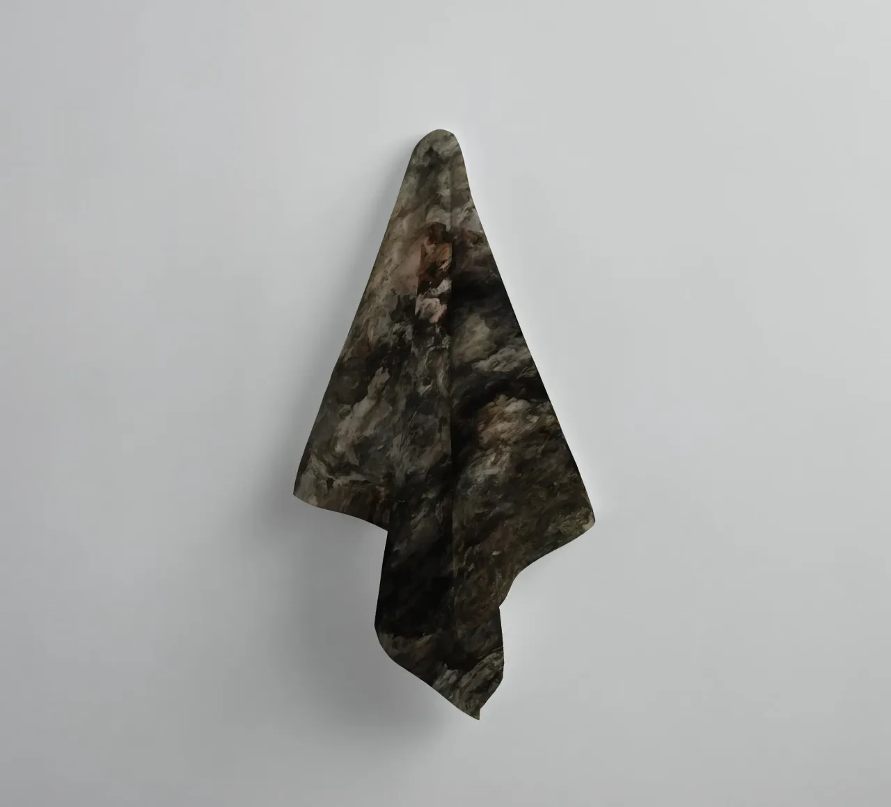 Abstract Painting with Humanoid Form towel by DesignDoodle