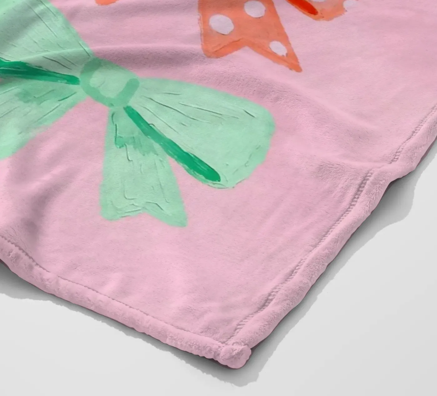 Bow Ties Fleecedecke von Attaboy Dsgn