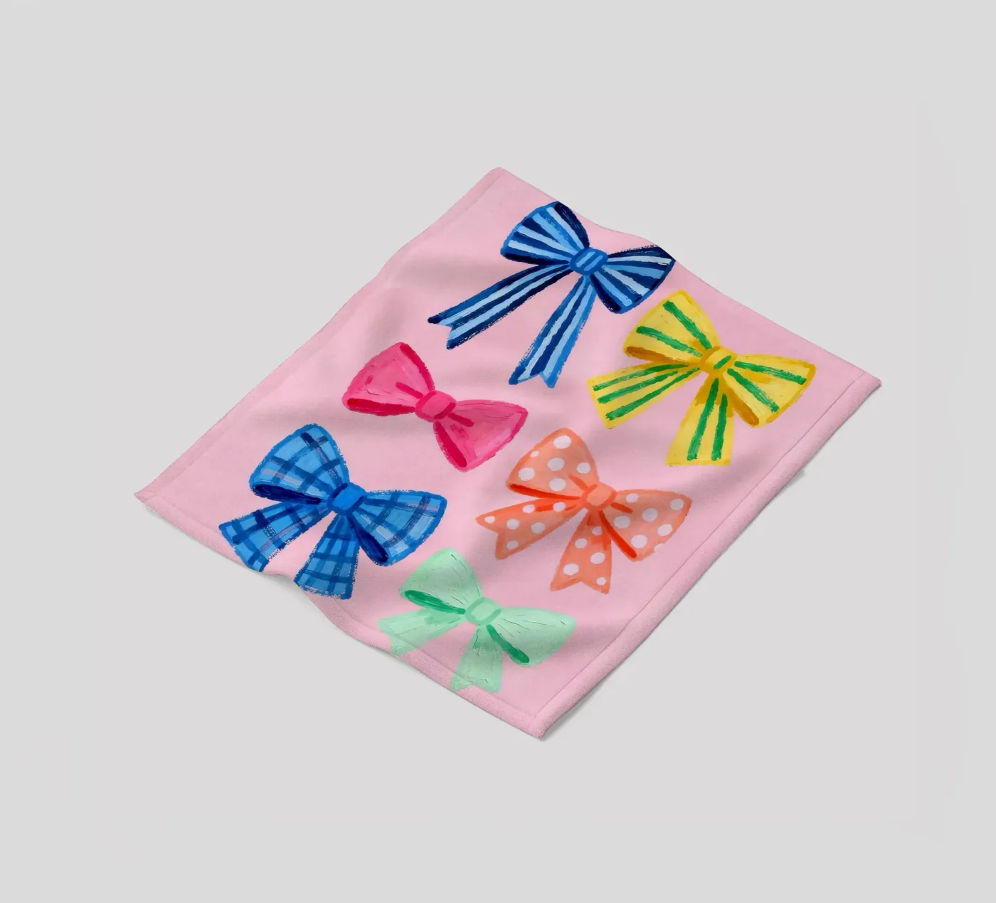 Bow Ties Fleecedecke von Attaboy Dsgn