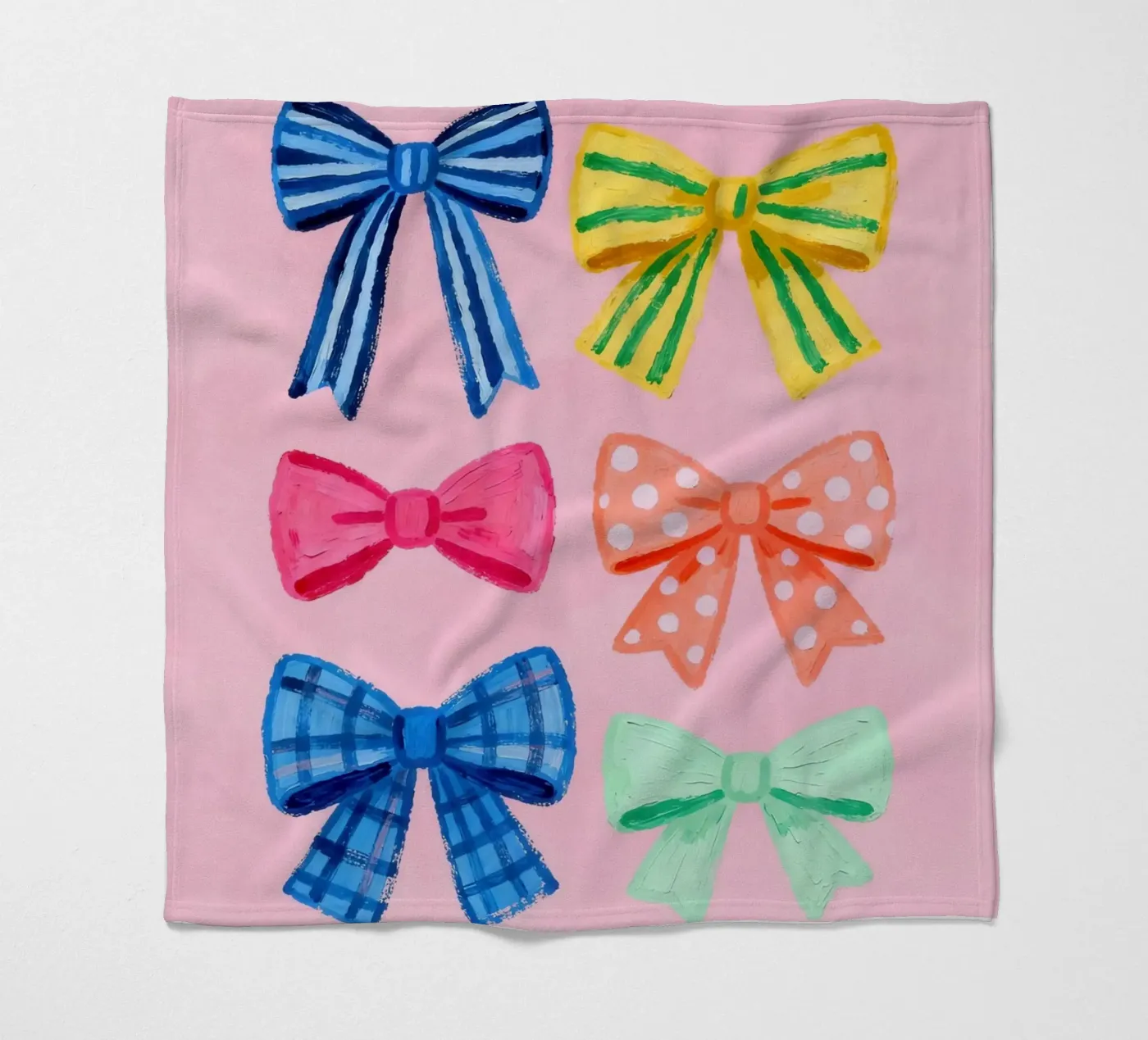 Bow Ties Fleecedecke von Attaboy Dsgn