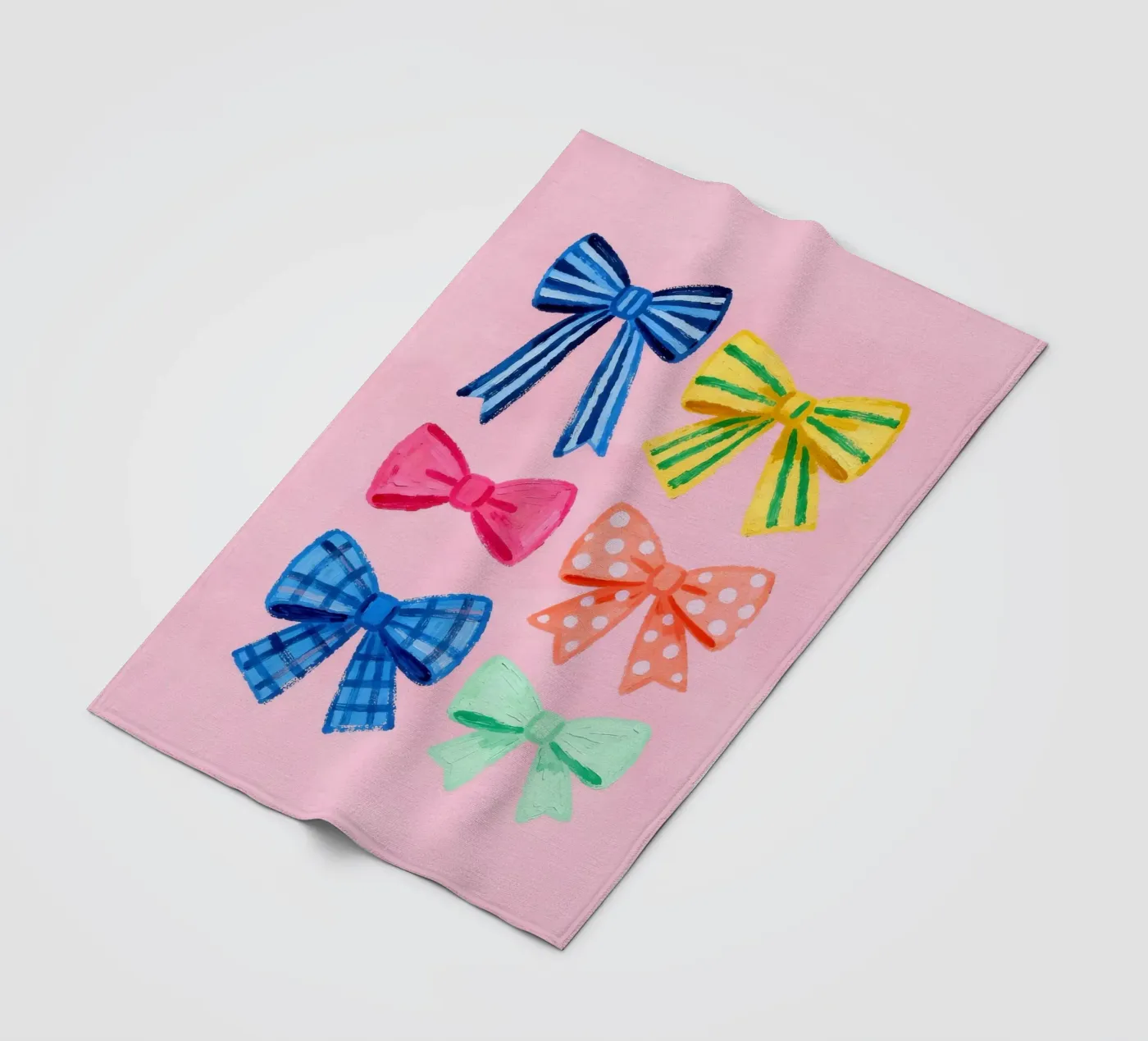 Bow Ties Fleecedecke von Attaboy Dsgn